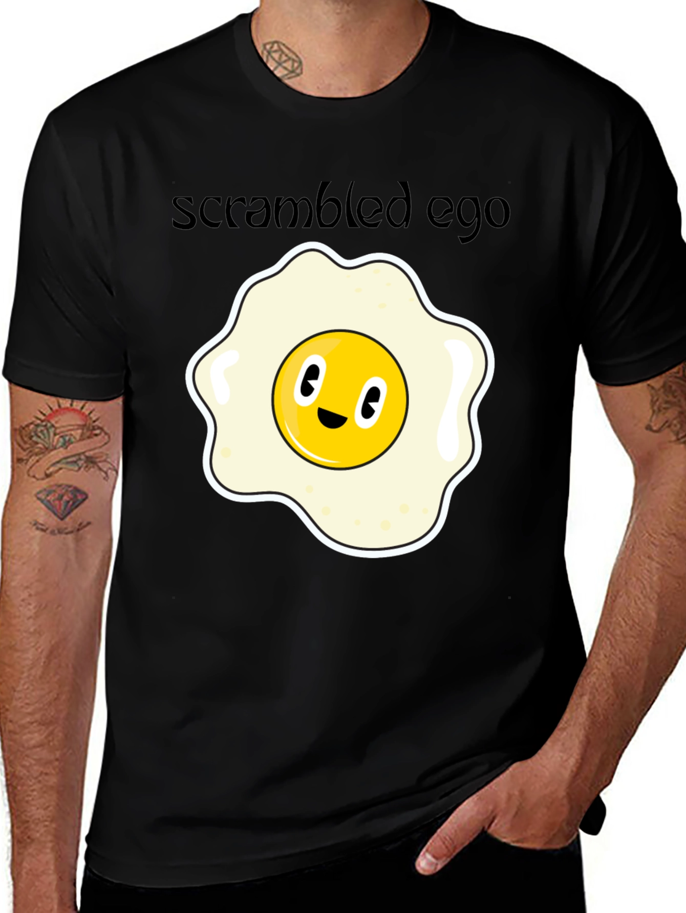 Variant 23 of Scrambled Ego T-Shirt - Funny Egg Graphic Tee