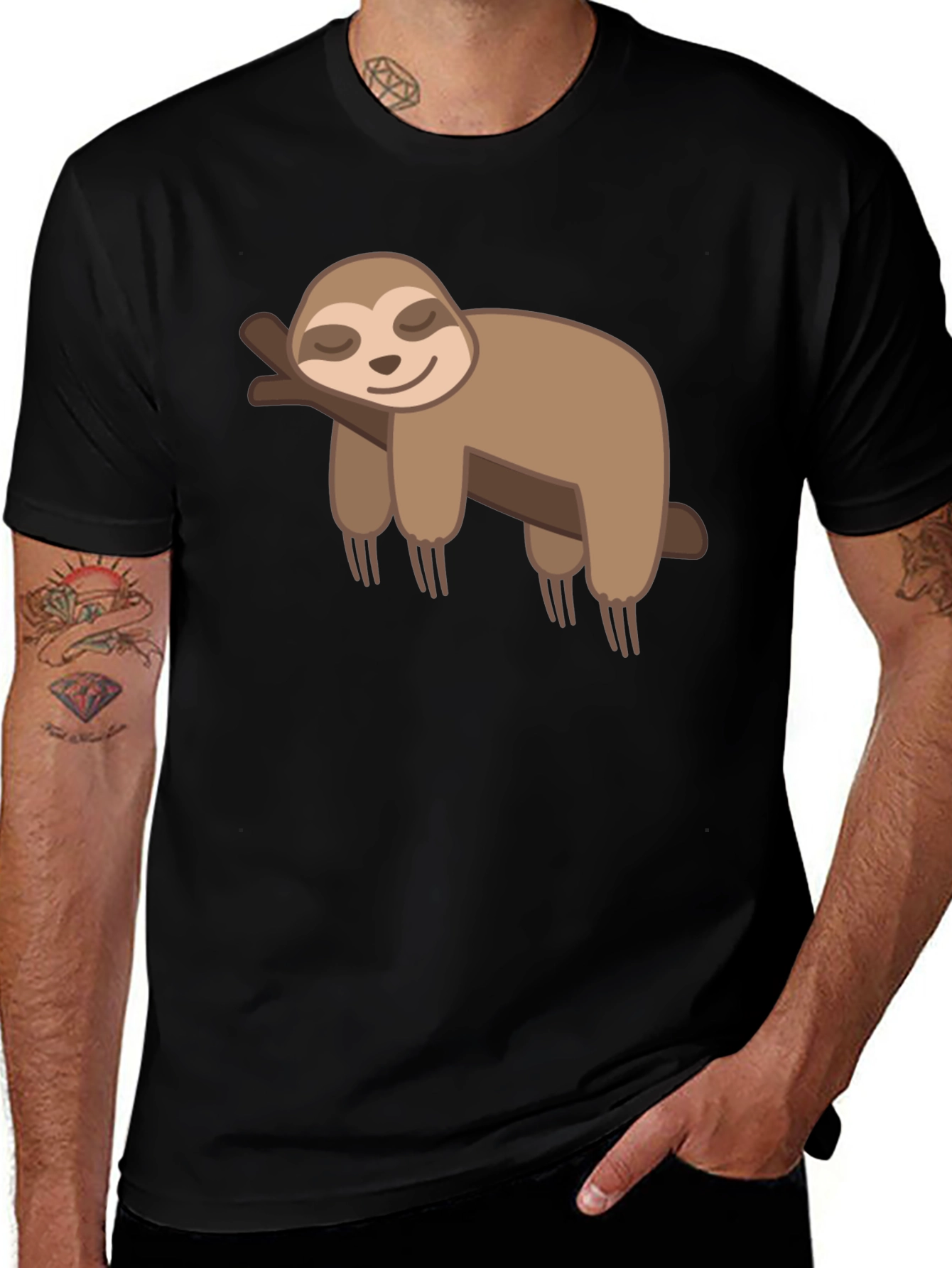 Variant 9 of Sloth Nap T-Shirt - Comfy Relaxed Fit