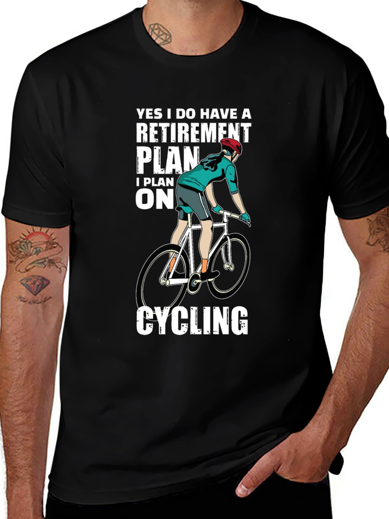 Retirement Plan Cycling T-Shirt