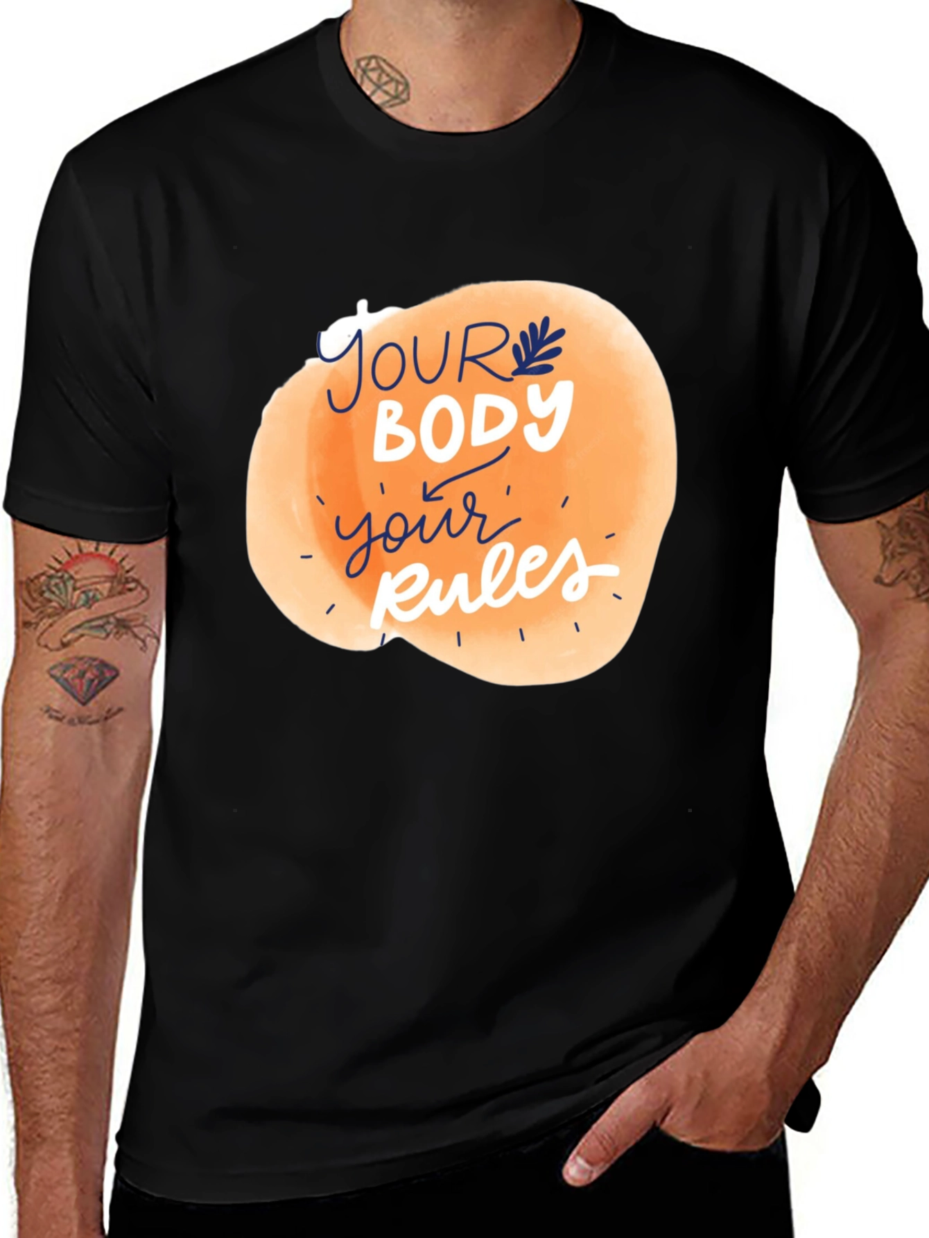 Variant 27 of Your Body, Your Rules Graphic Tee