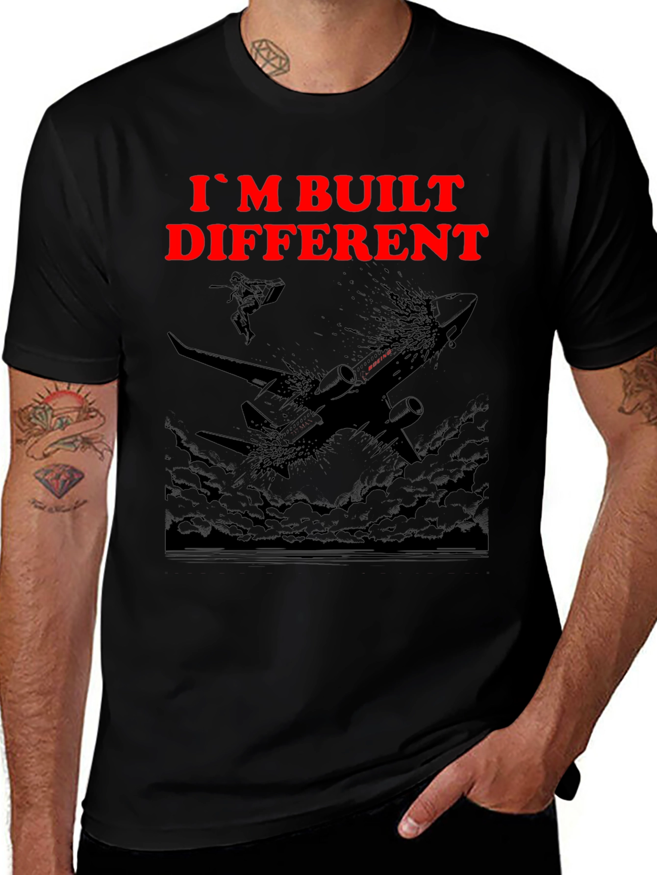 Variant 19 of I'm Built Different Graphic T-Shirt
