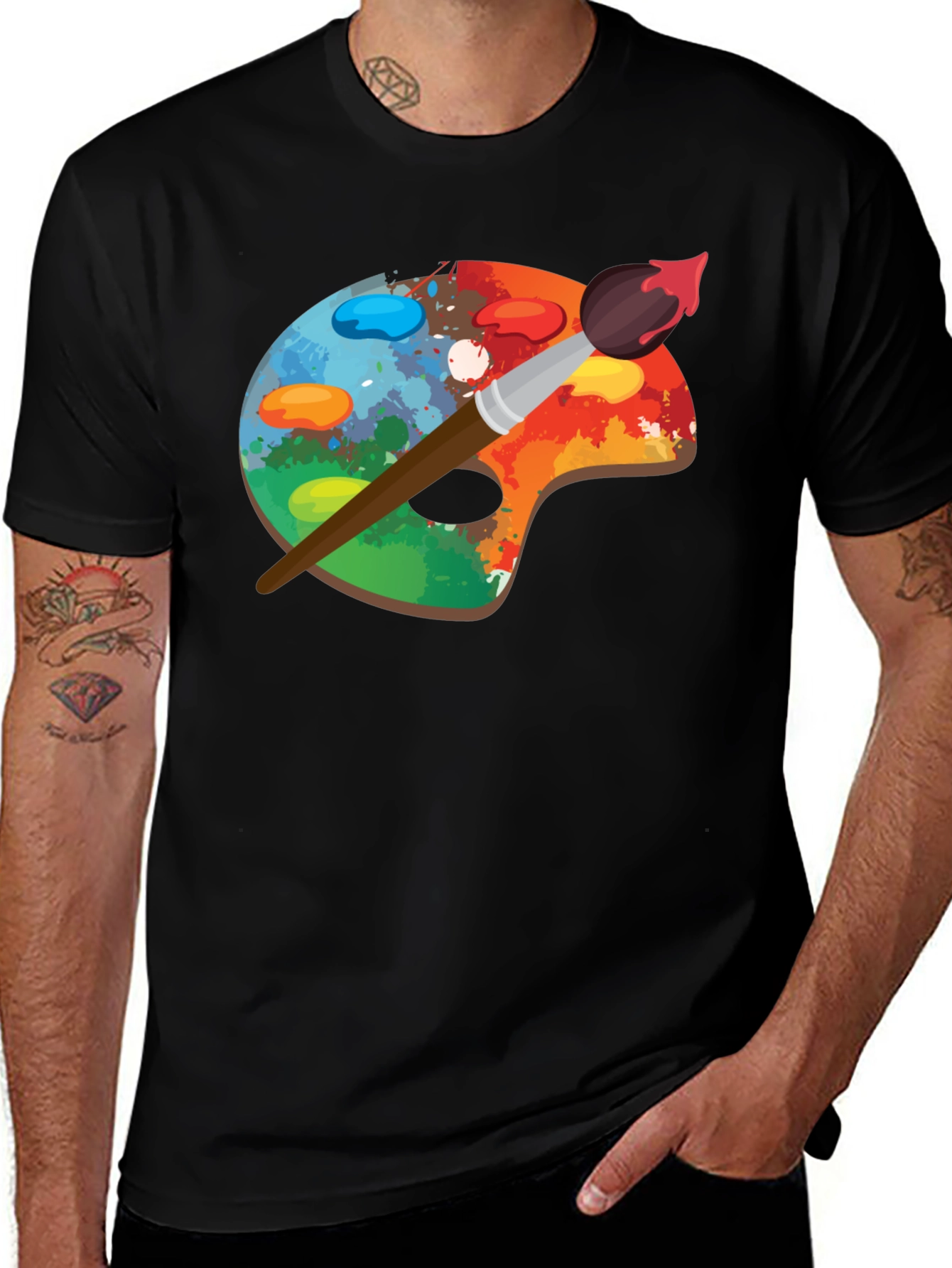 Artistic Palette T-Shirt - Painter's Tee