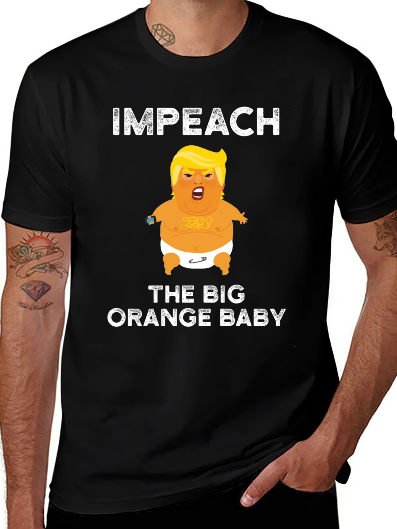 Impeach The Big Orange Baby T-Shirt