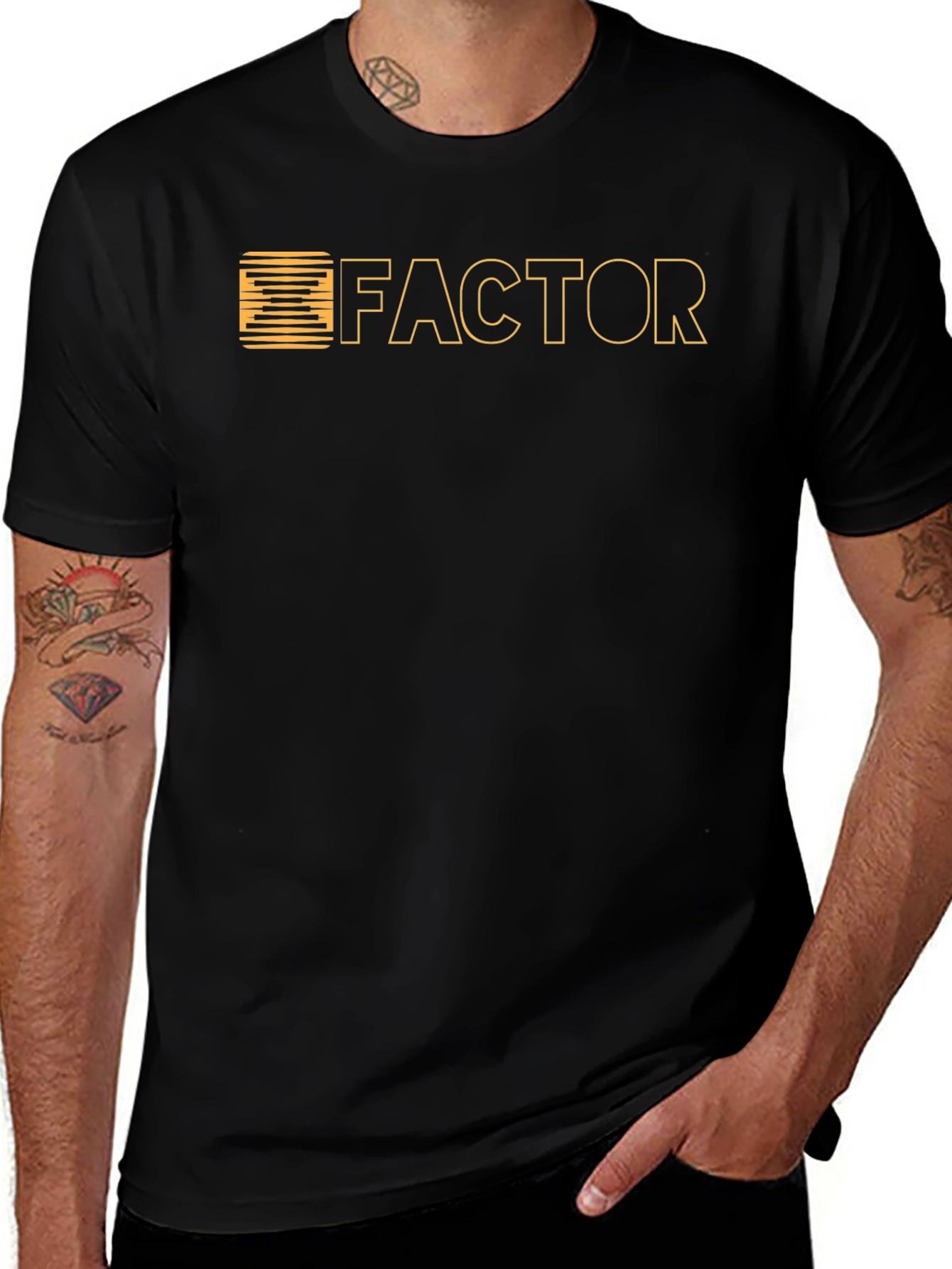 Variant 27 of Factor Graphic Tee - Modern Minimalist Style
