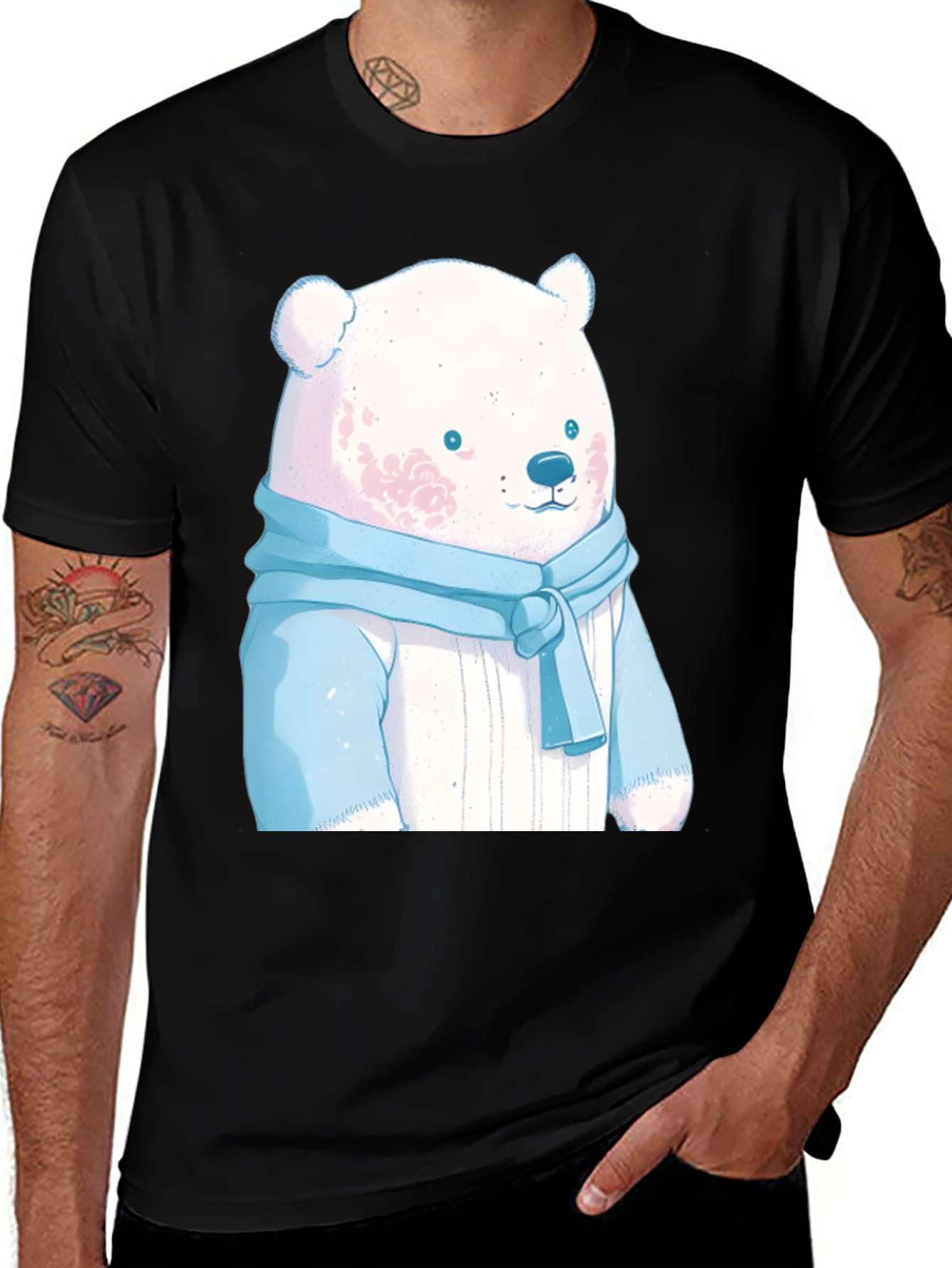 Variant 6 of Cute Bear Graphic Tee - Soft & Stylish