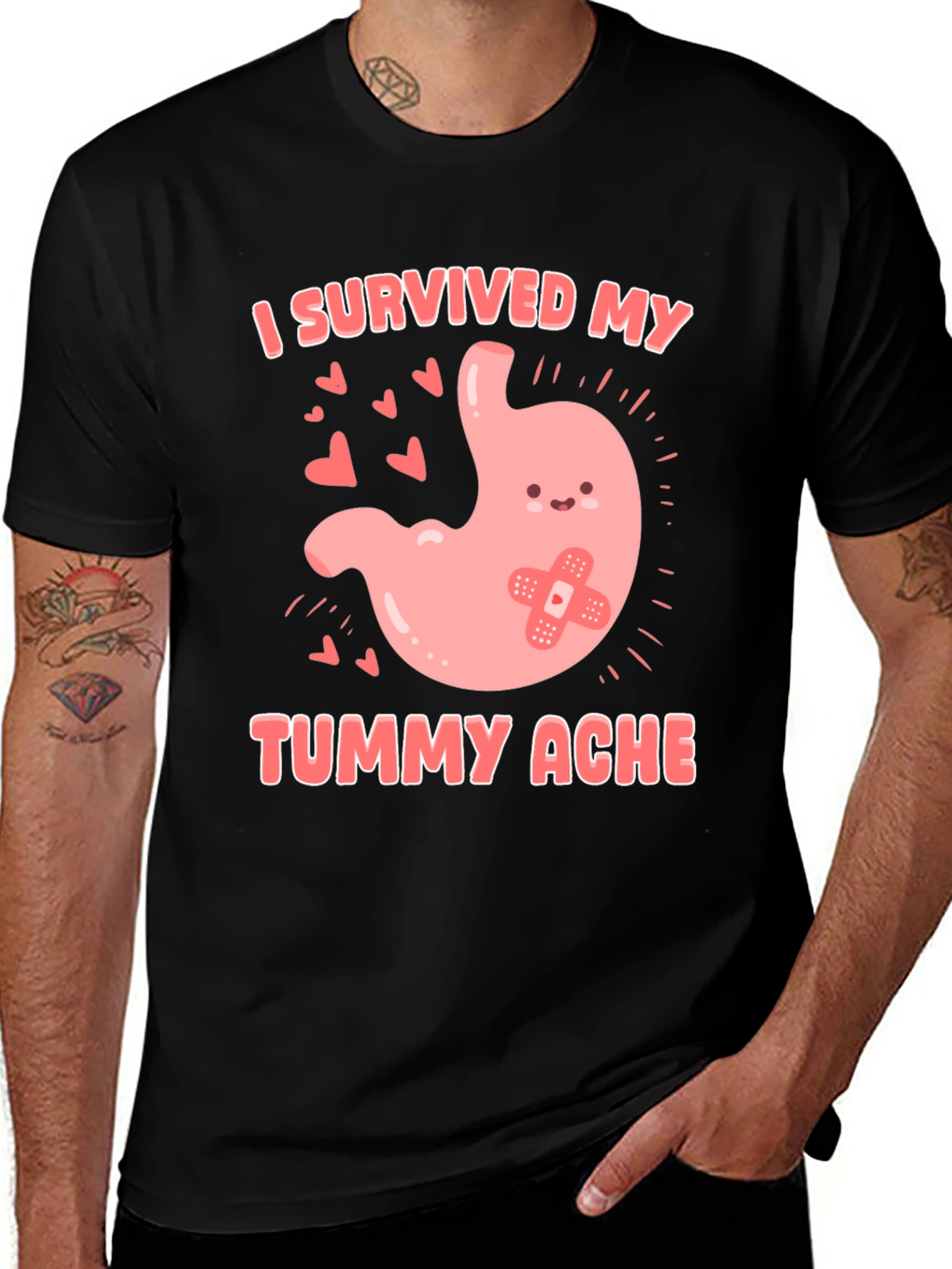 Variant 8 of I Survived My Tummy Ache T-Shirt