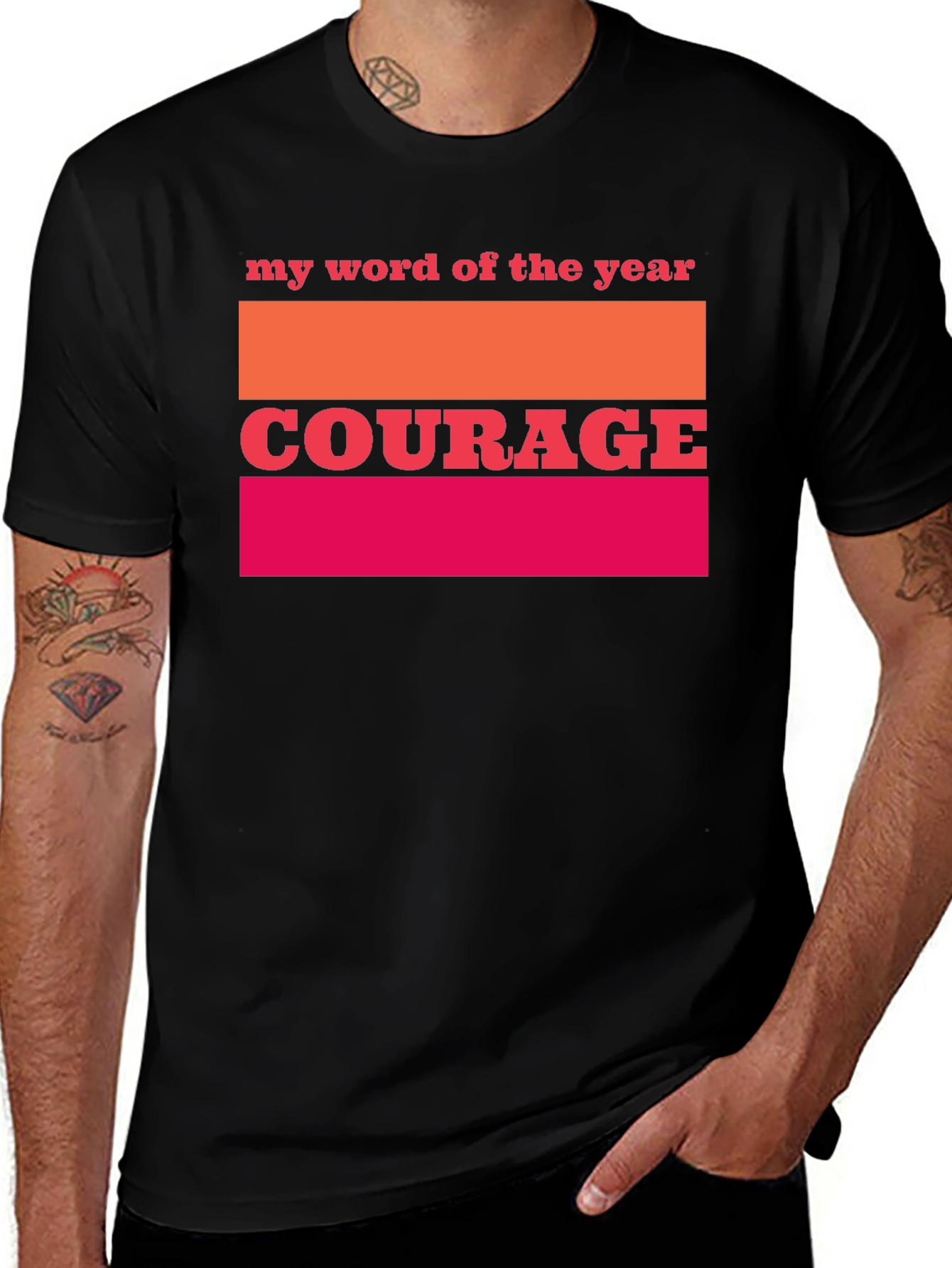 Variant 16 of Courage Word of The Year Graphic Tee