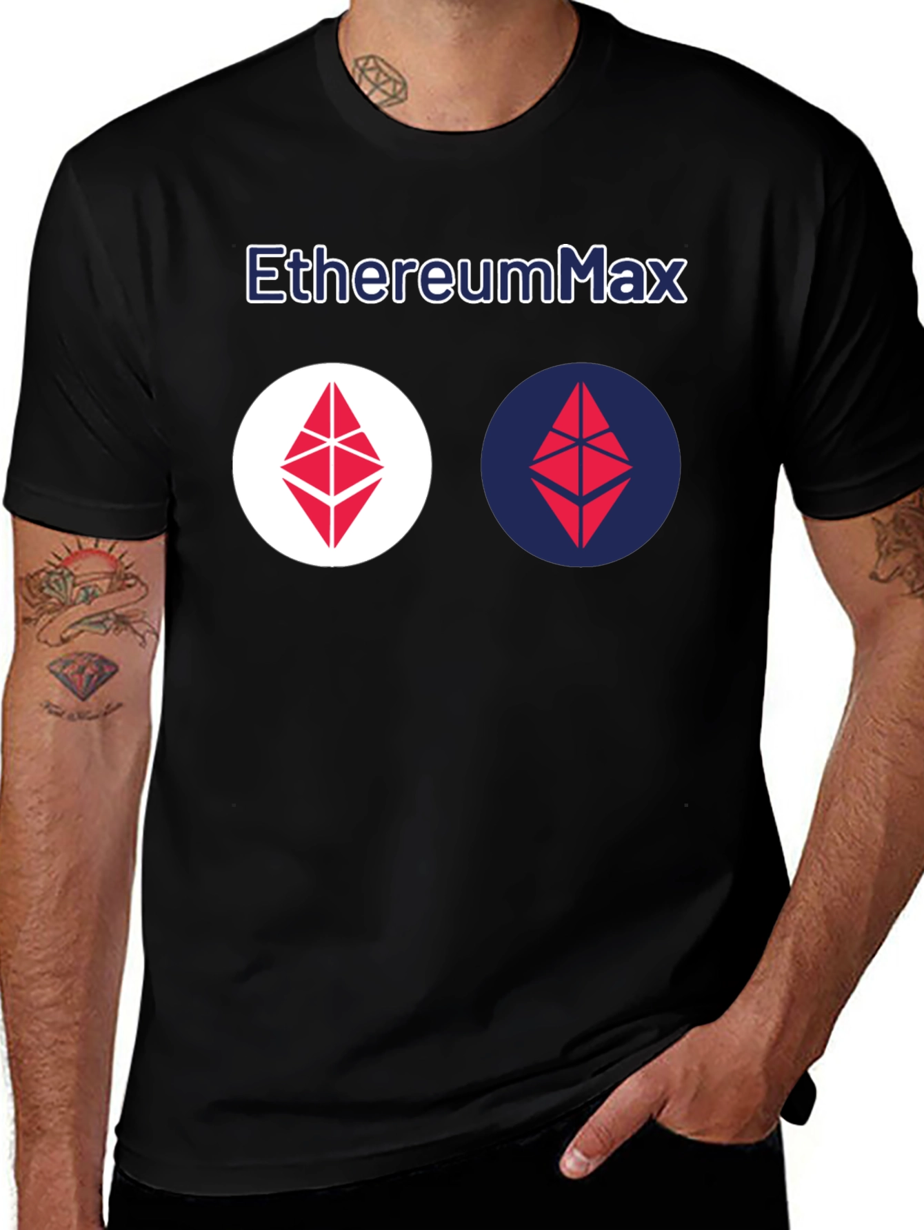 EthereumMax Black T-Shirt