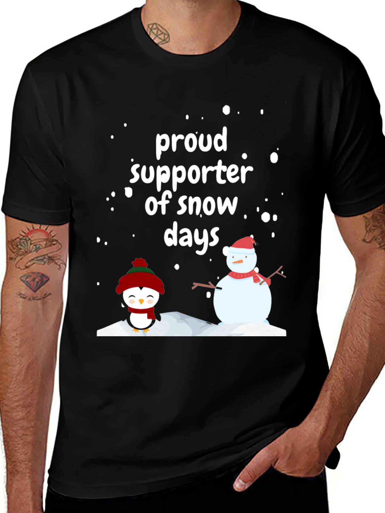 Variant 4 of Snow Days Supporter T-Shirt