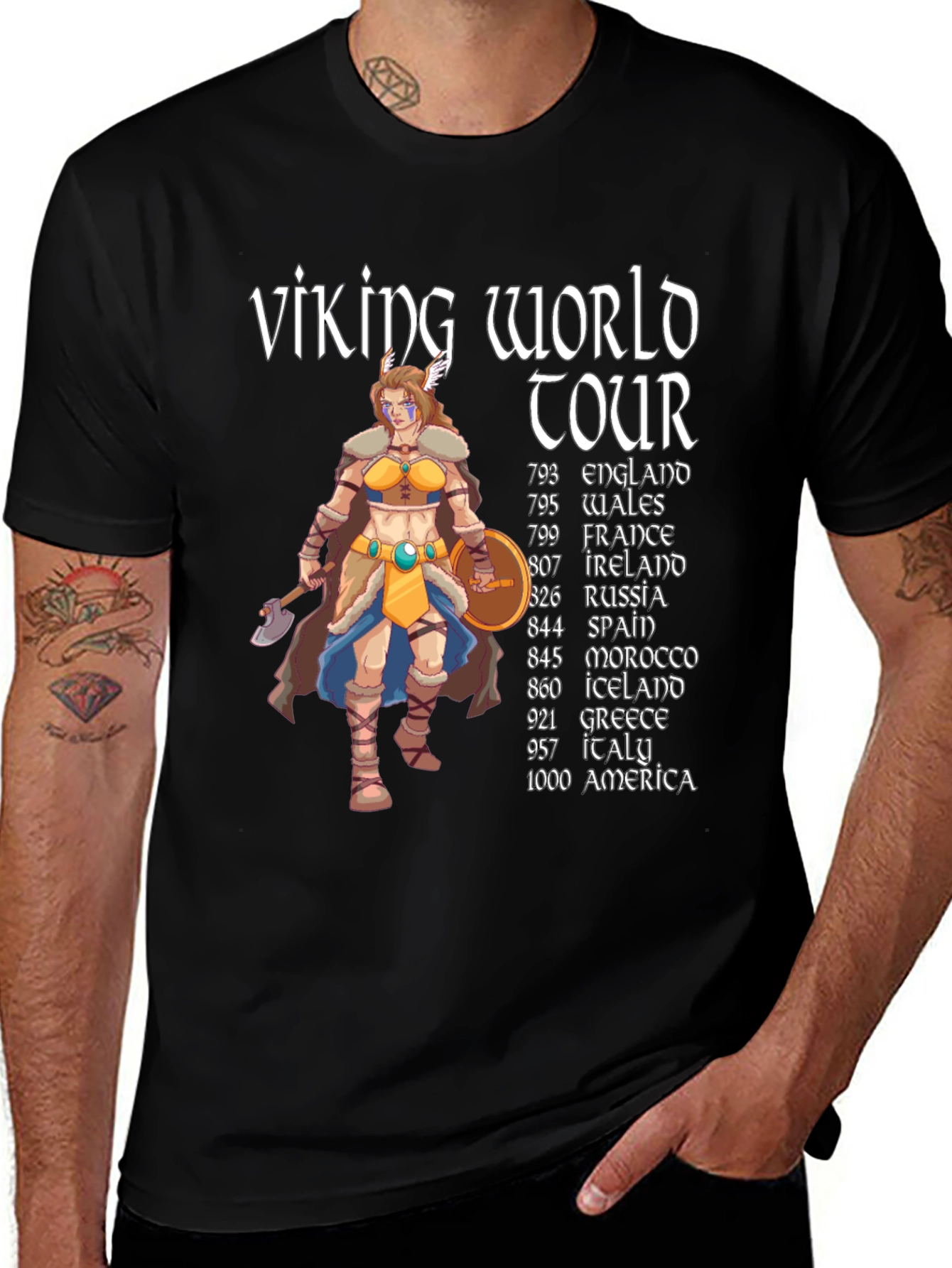 Viking World Tour T-Shirt - Travel the World