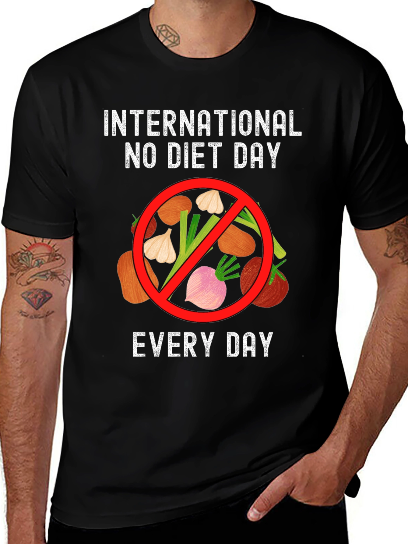 Variant 26 of No Diet Day T-Shirt - International Awareness Tee