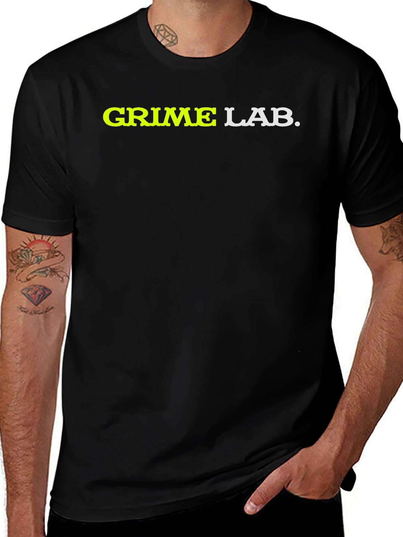 Variant 27 of Grime Lab Graphic Tee - Bold Style