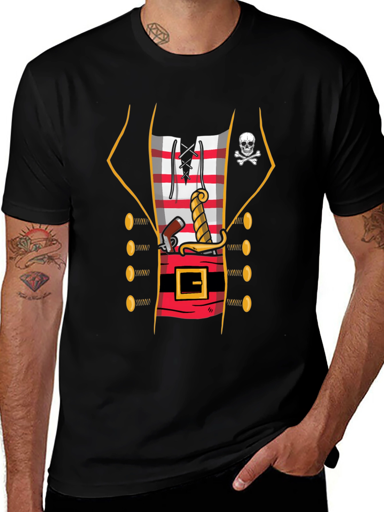 Variant 25 of Pirate Costume Graphic T-Shirt