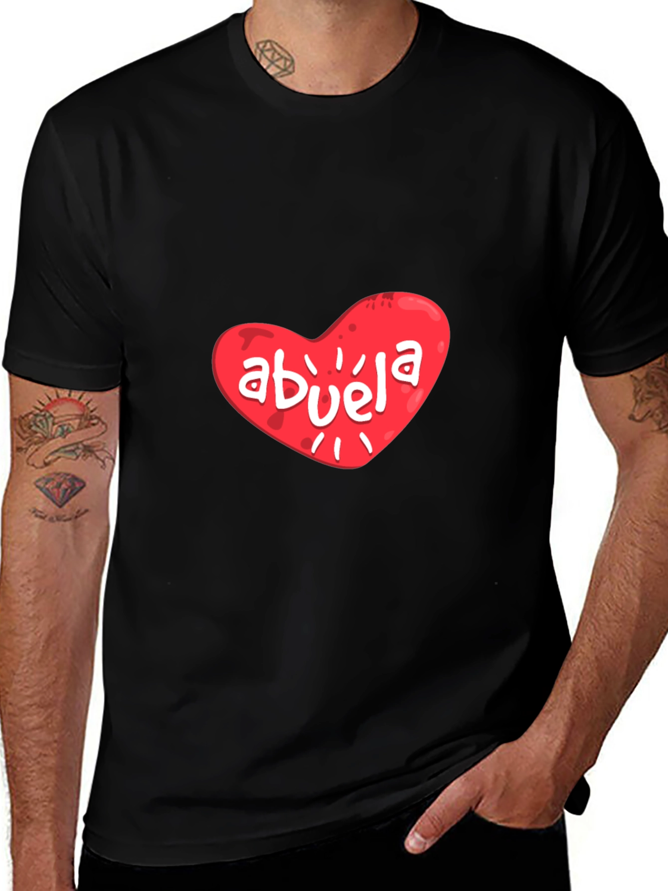 Abuela Heart T-Shirt - Love for Grandma