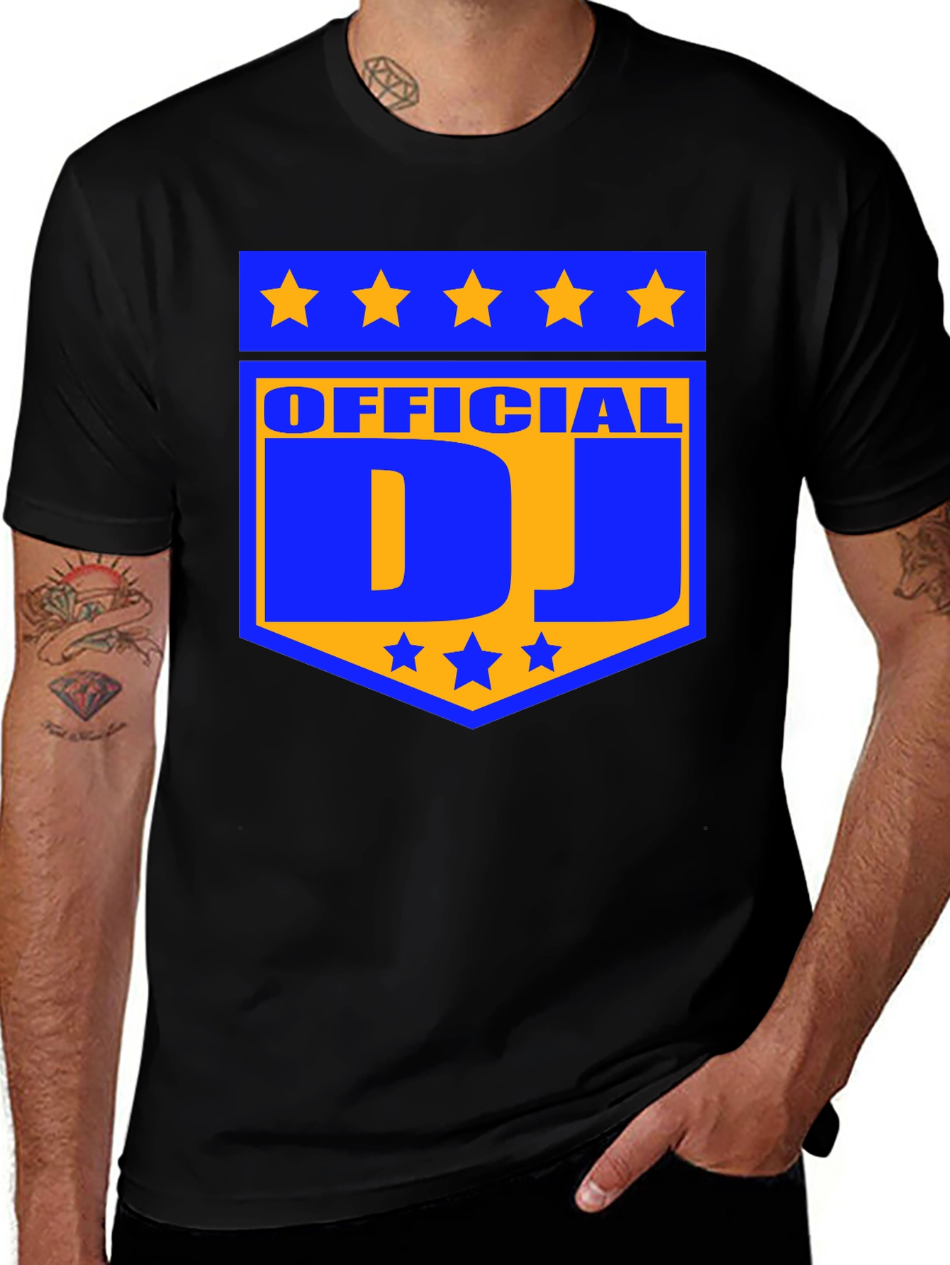 Official DJ Graphic Print T-Shirt