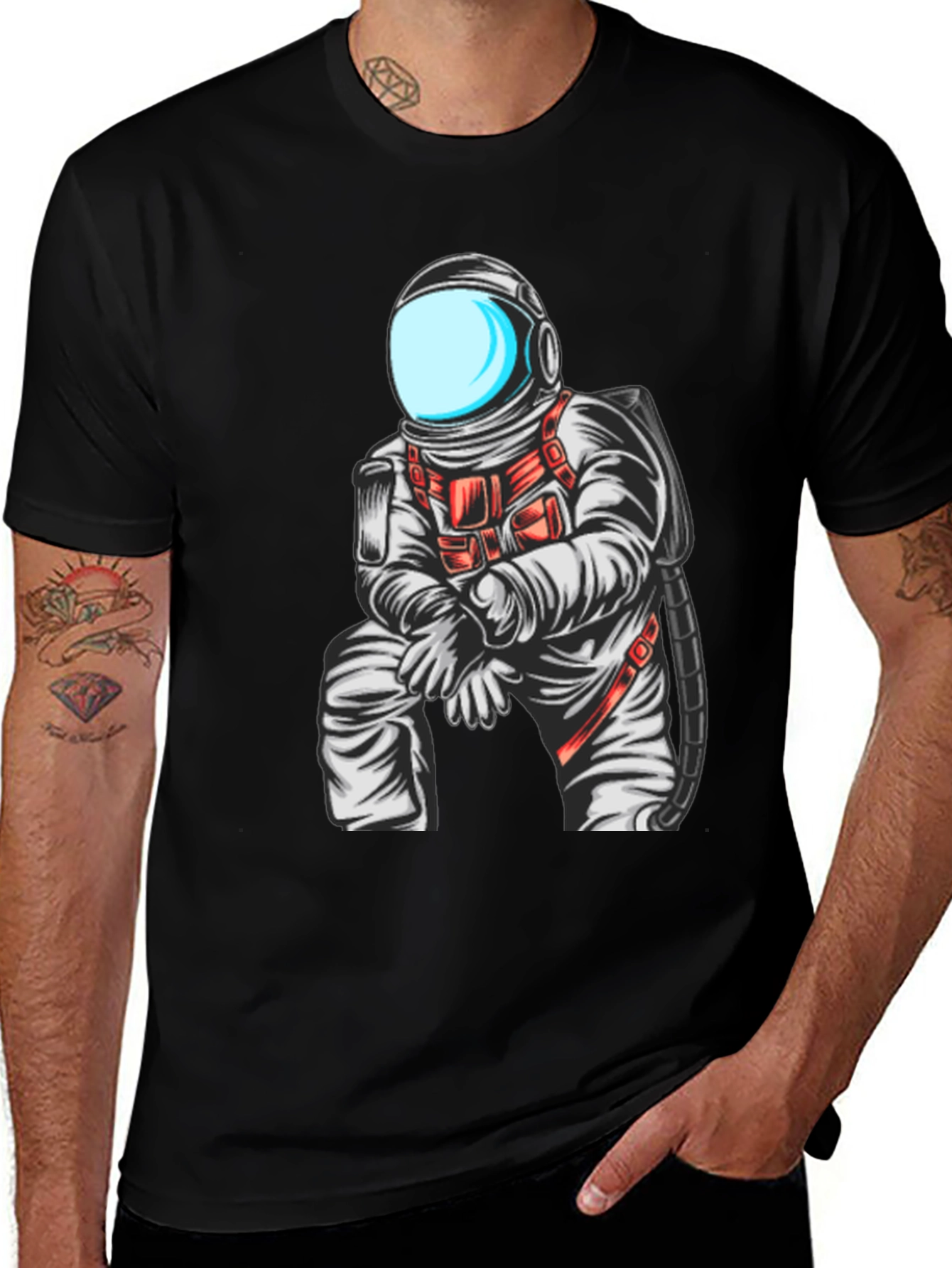 Variant 17 of Astronaut Graphic Tee - Space Adventure T-Shirt