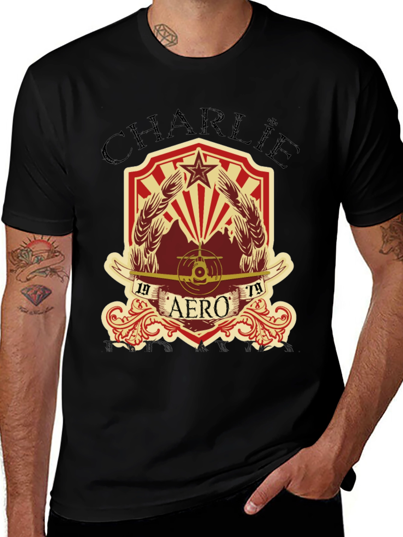 Variant 10 of Charlie Aero 1979 Graphic T-Shirt