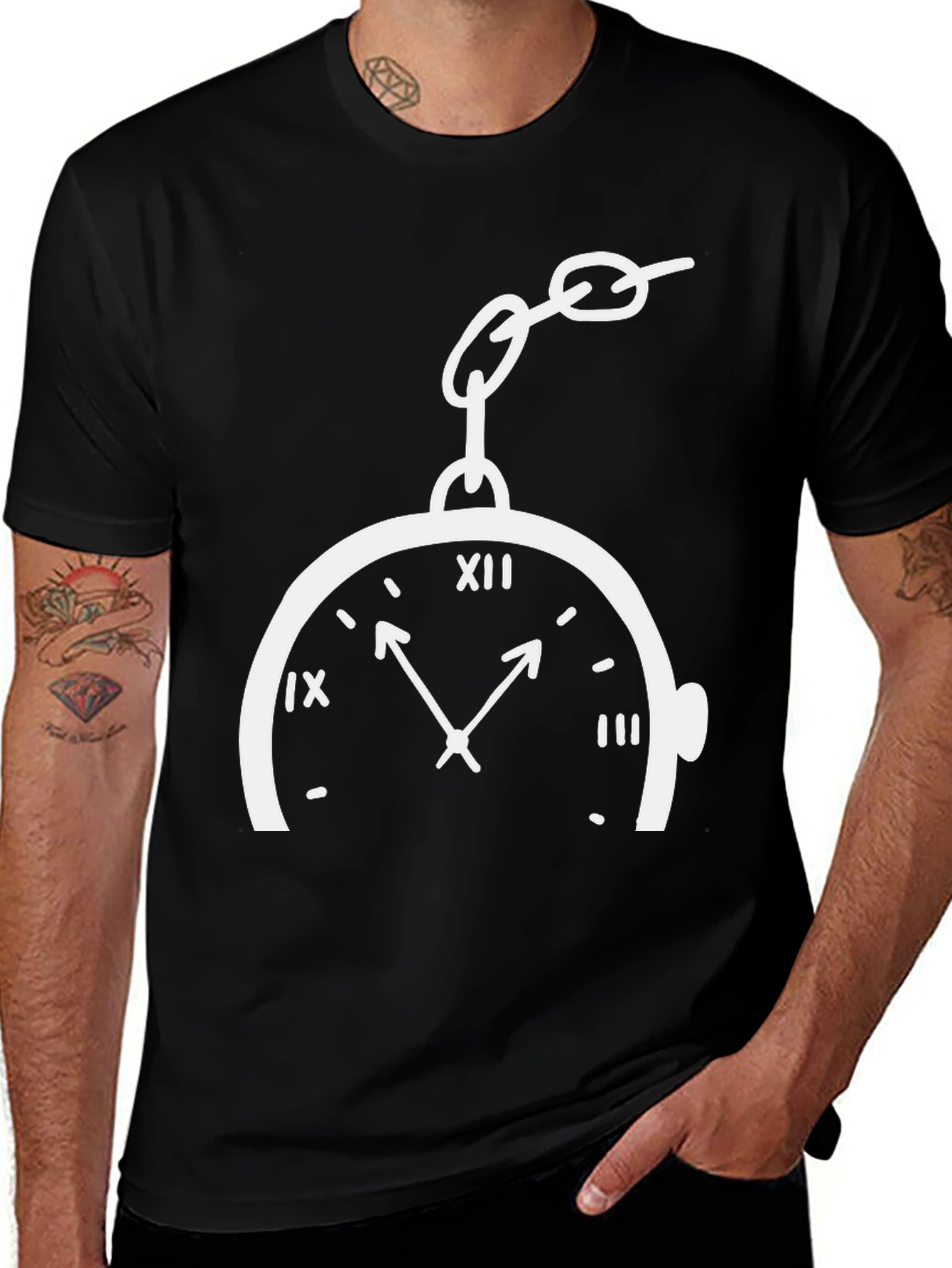 Variant 4 of Novelty Pocket Watch Graphic Tee