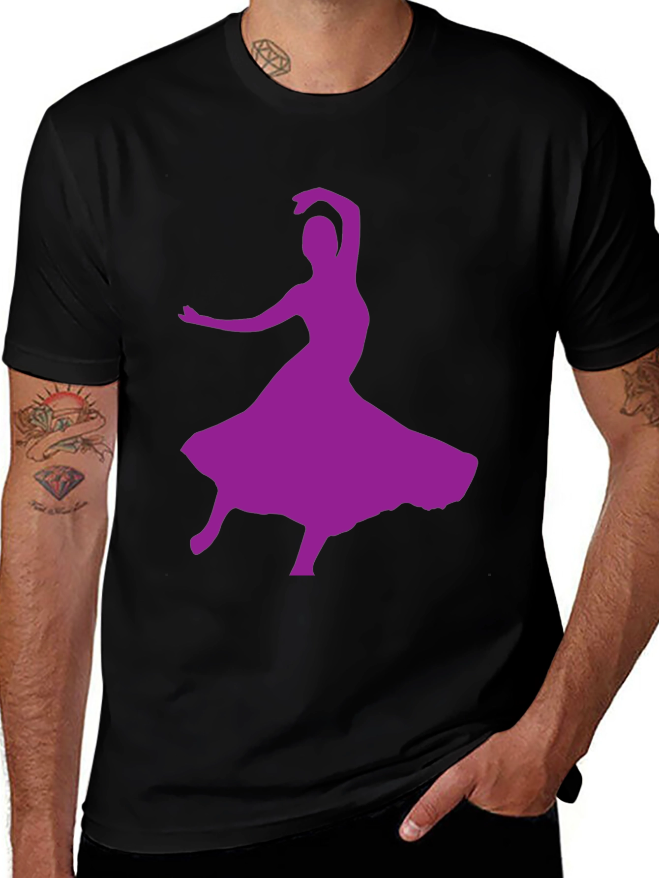 Variant 8 of Dancing Silhouette Graphic Tee