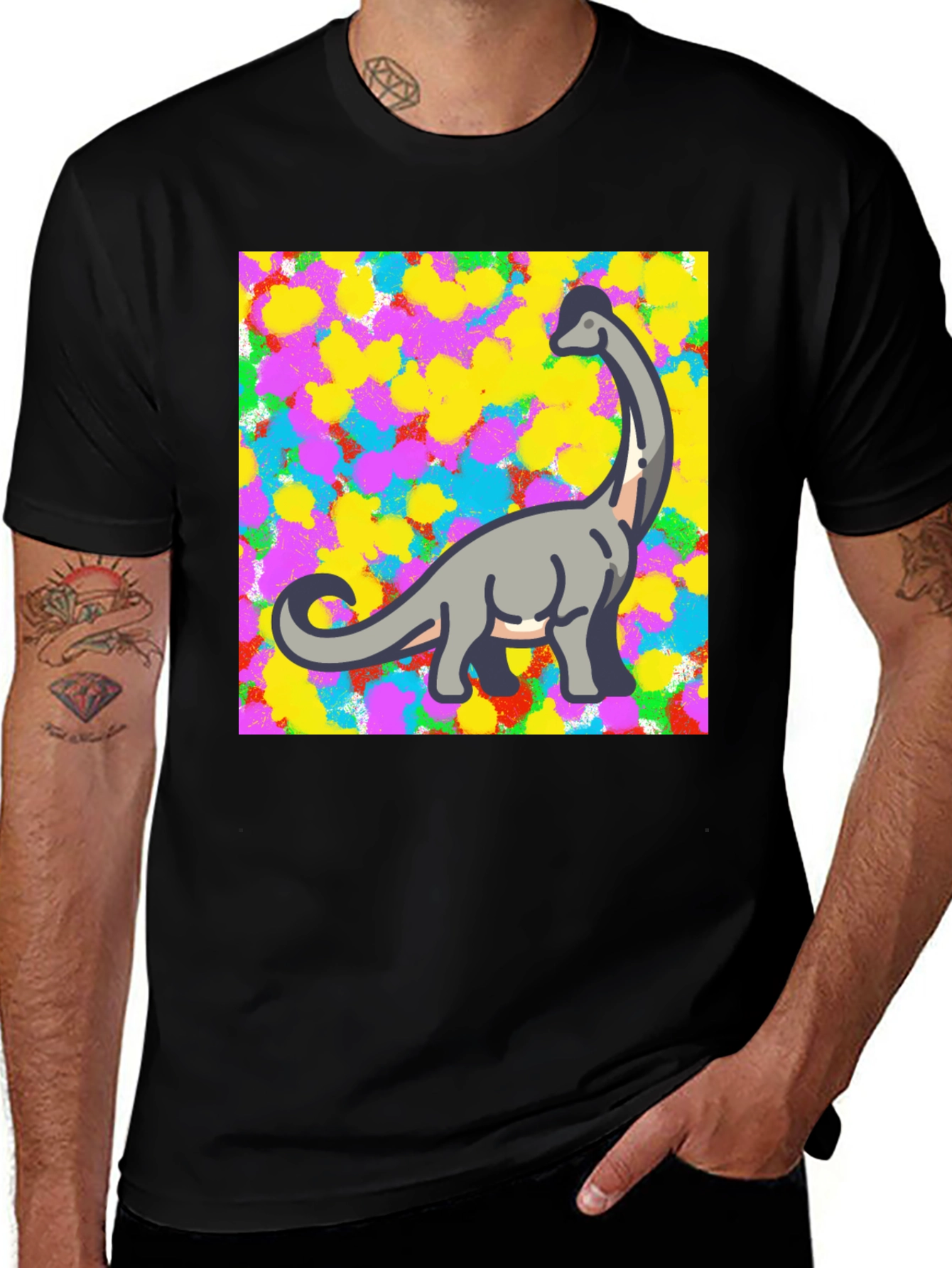 Variant 17 of Dino Pop Art T-Shirt - Cool & Comfy