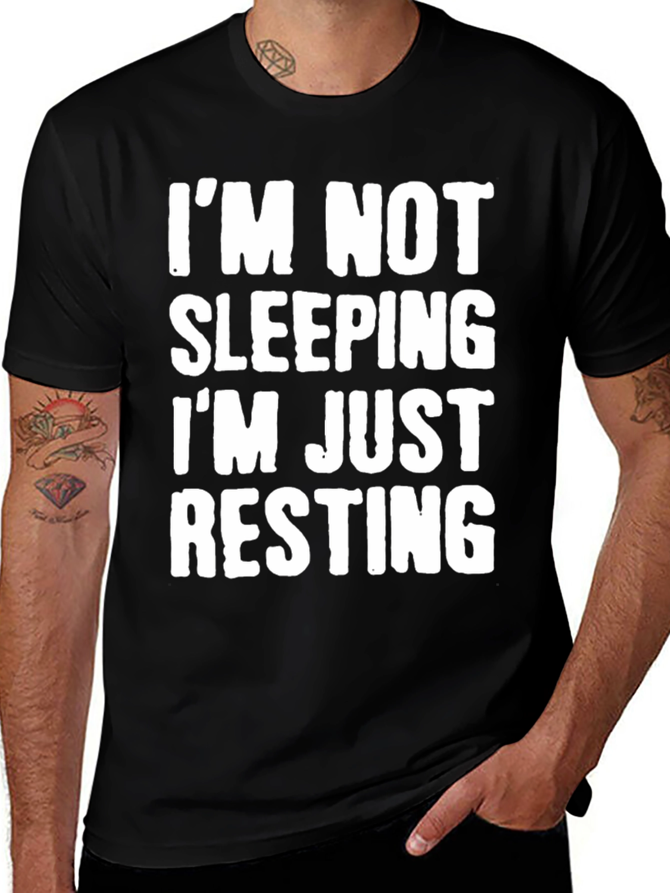 I'm Not Sleeping I'm Just Resting T-Shirt