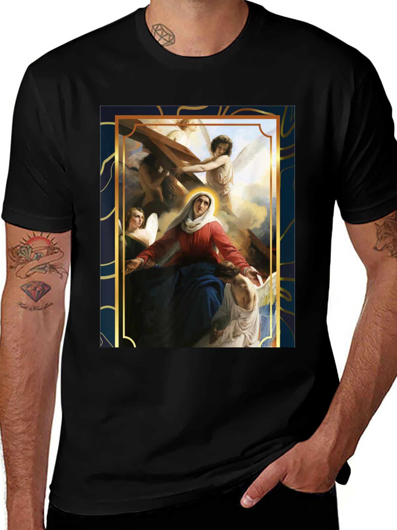 Variant 7 of Virgin Mary Angels Graphic T-Shirt