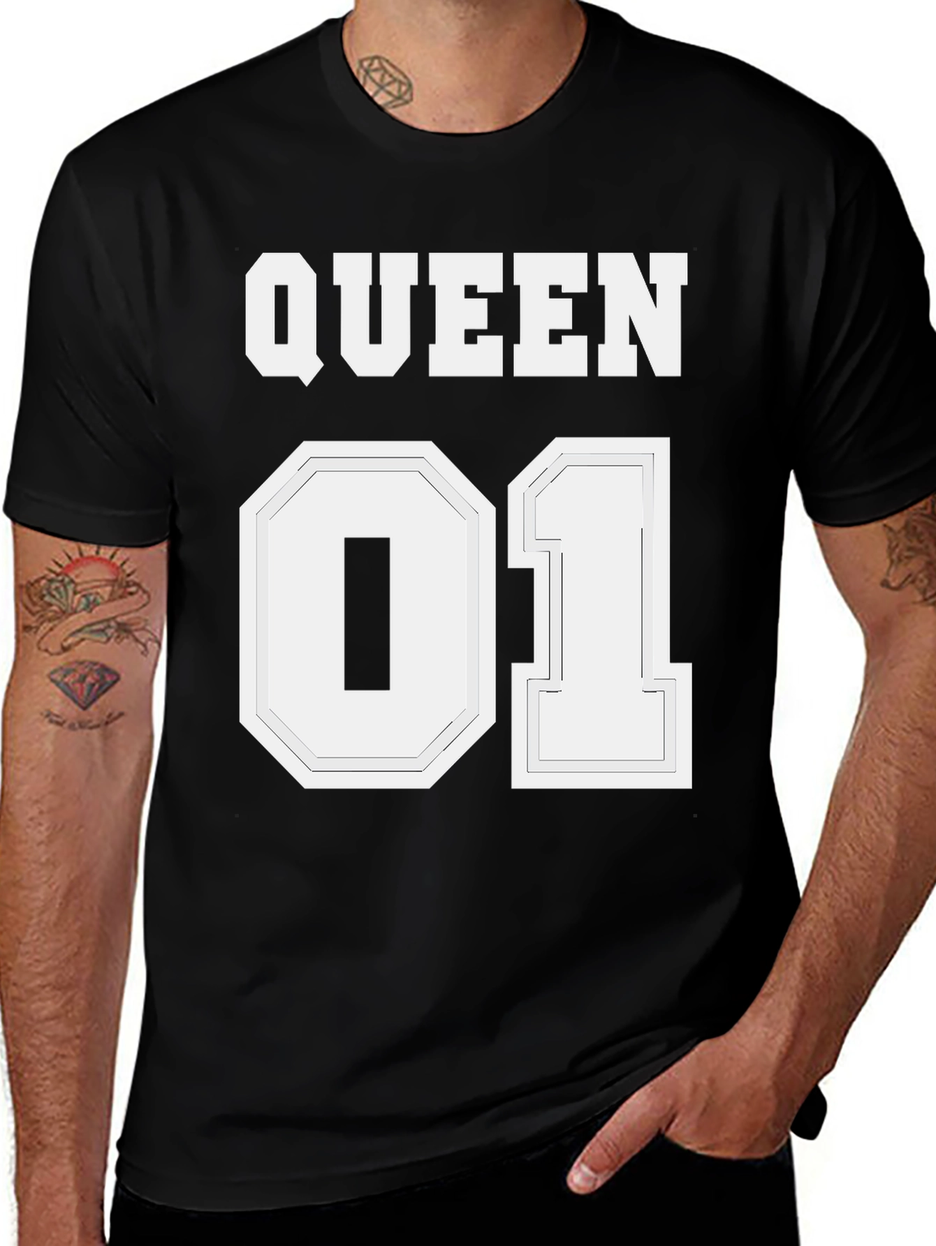 Queen 01 Black Graphic Tee