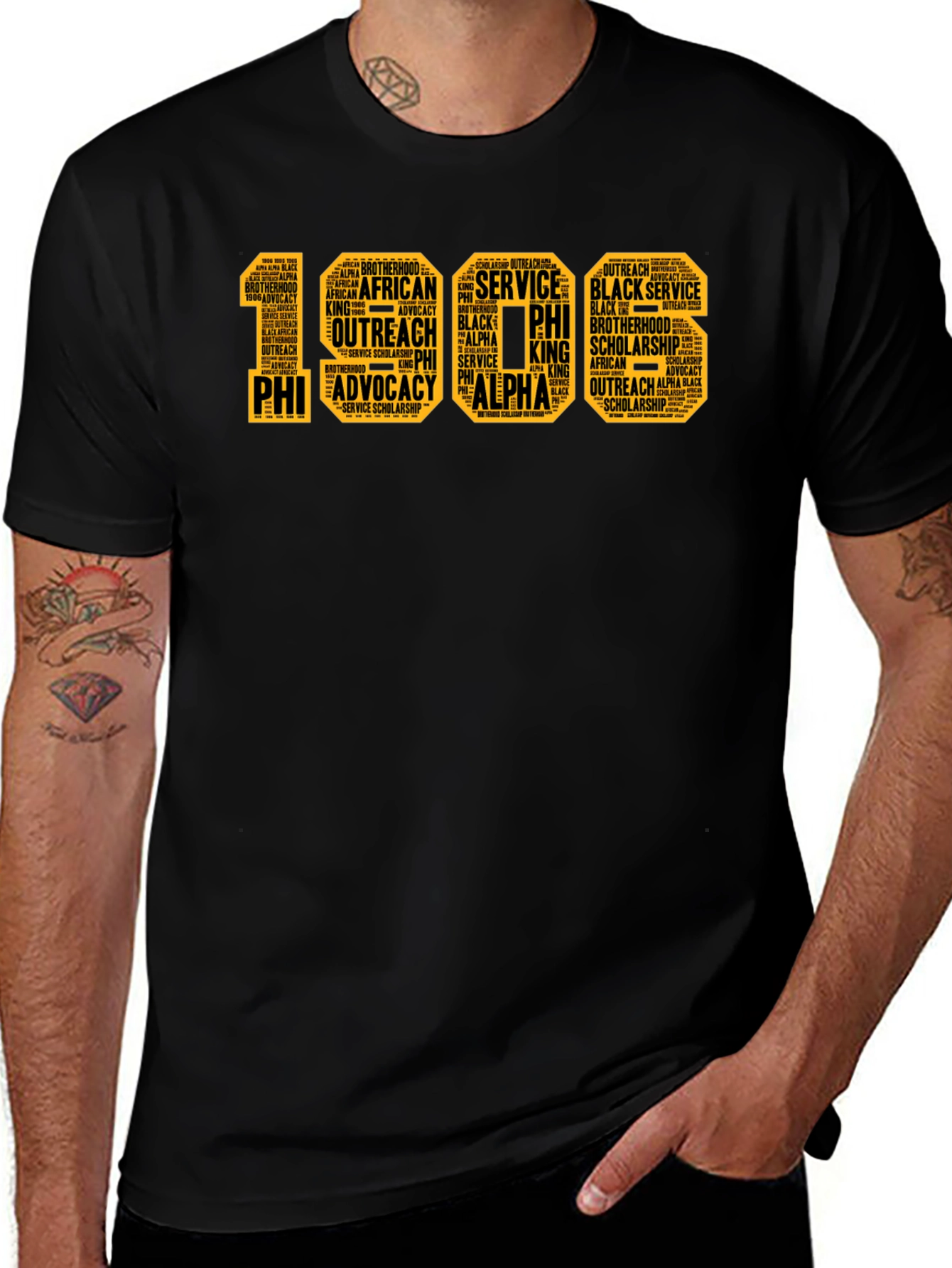 1906 Phi Alpha Word Art T-Shirt