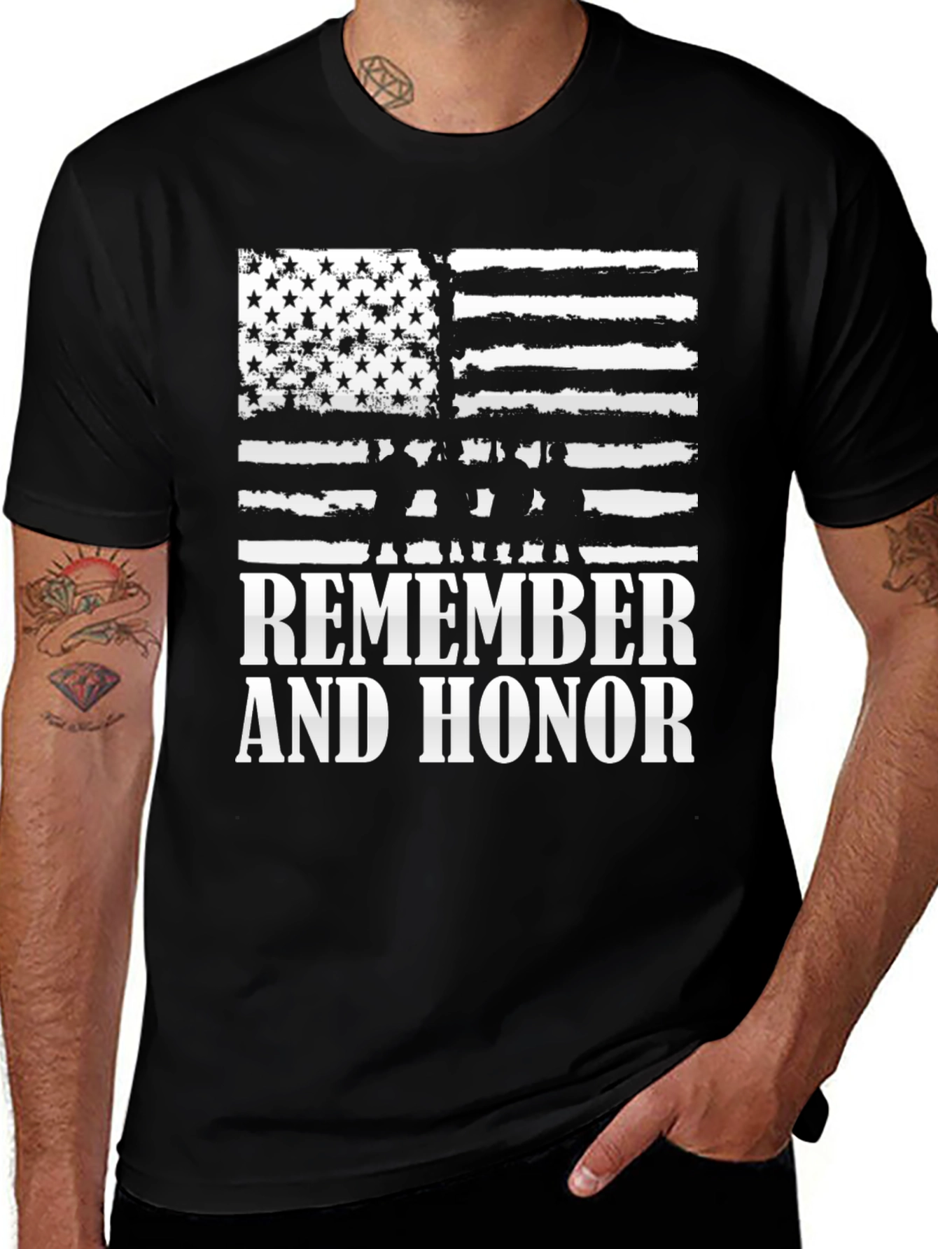 Variant 22 of Remember and Honor Patriotic T-Shirt