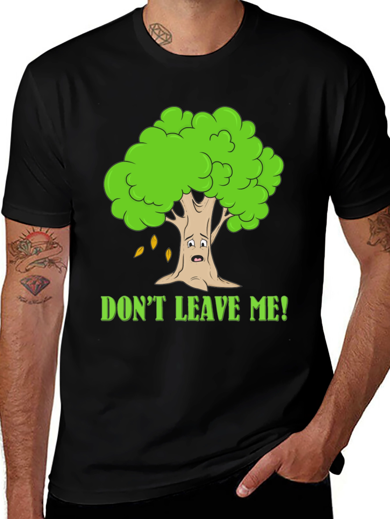 Variant 17 of Don't Leave Me Tree Graphic T-Shirt