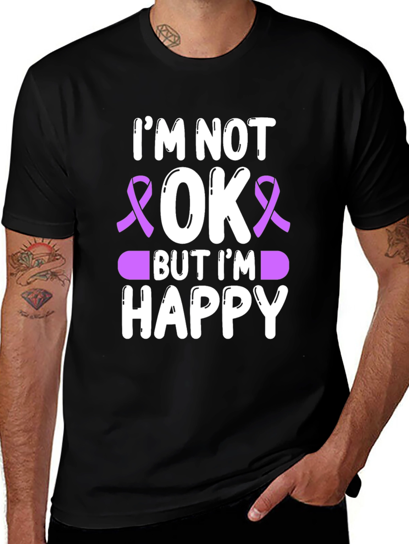 Variant 18 of I'm Not OK But I'm Happy T-Shirt