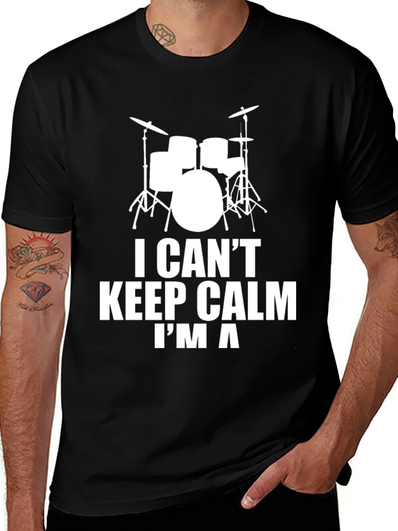 Variant 6 of I Can't Keep Calm I'm A Drummer T-Shirt