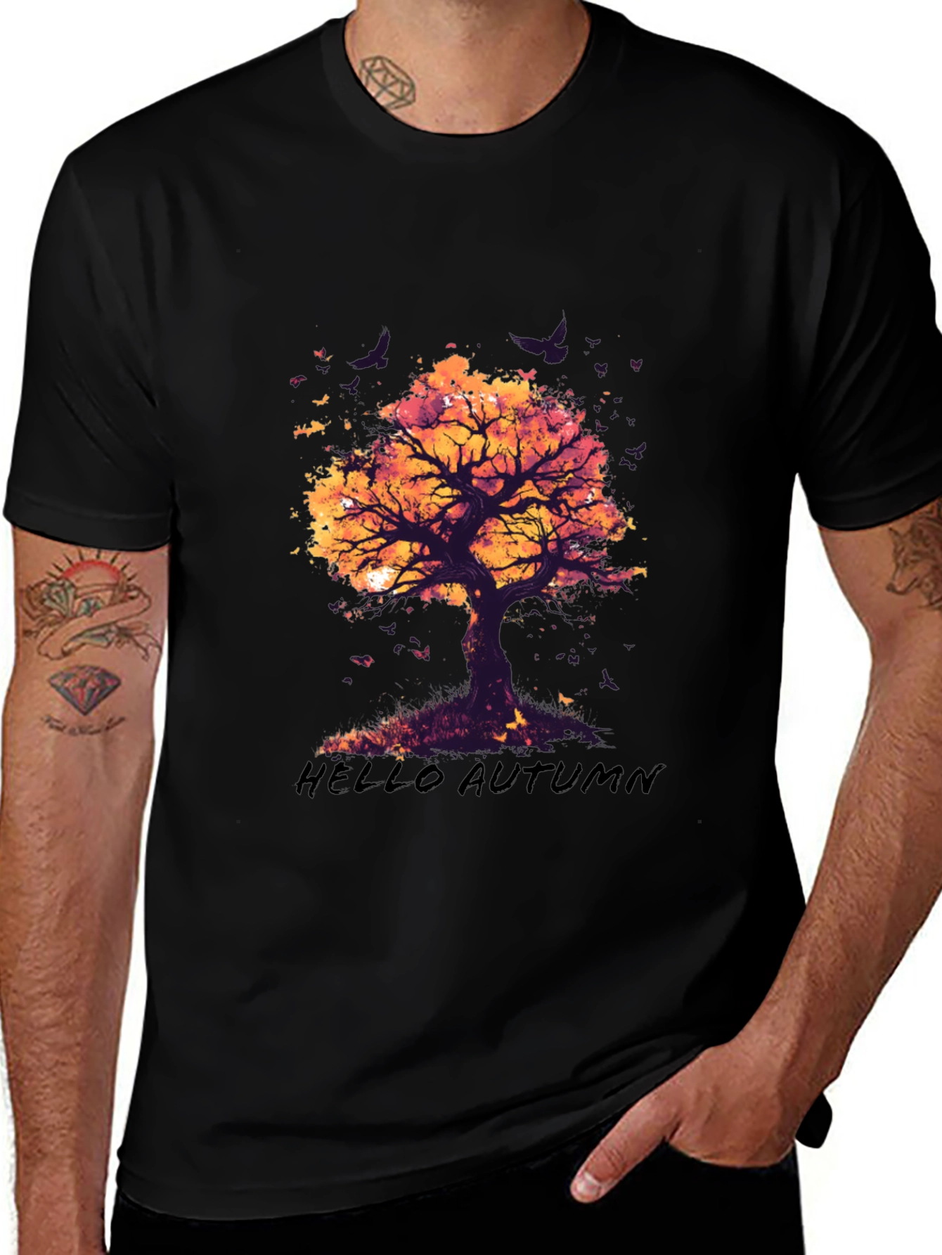 Variant 5 of Autumn Tree Graphic T-Shirt