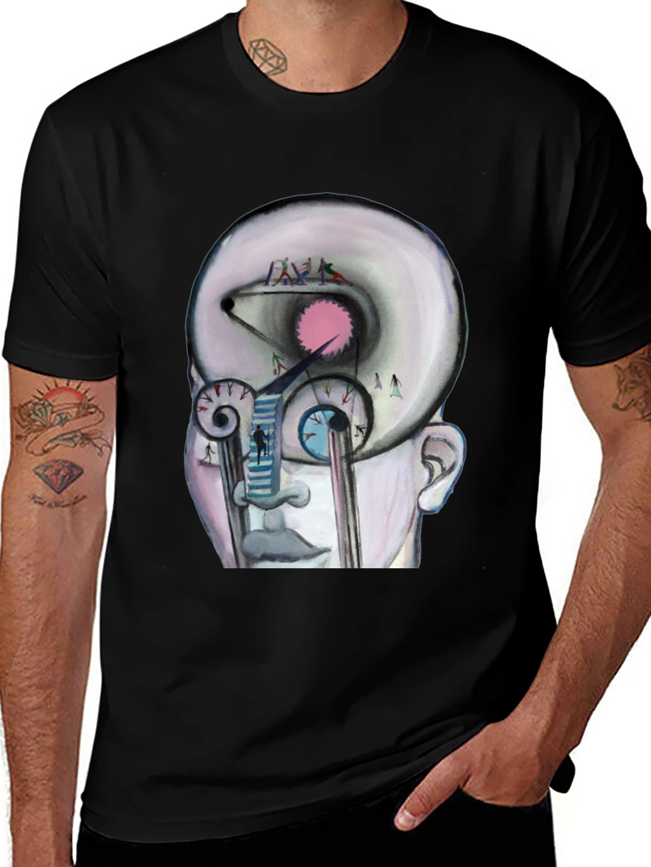 Variant 13 of Abstract Mind T-Shirt - Unique Artistic Design