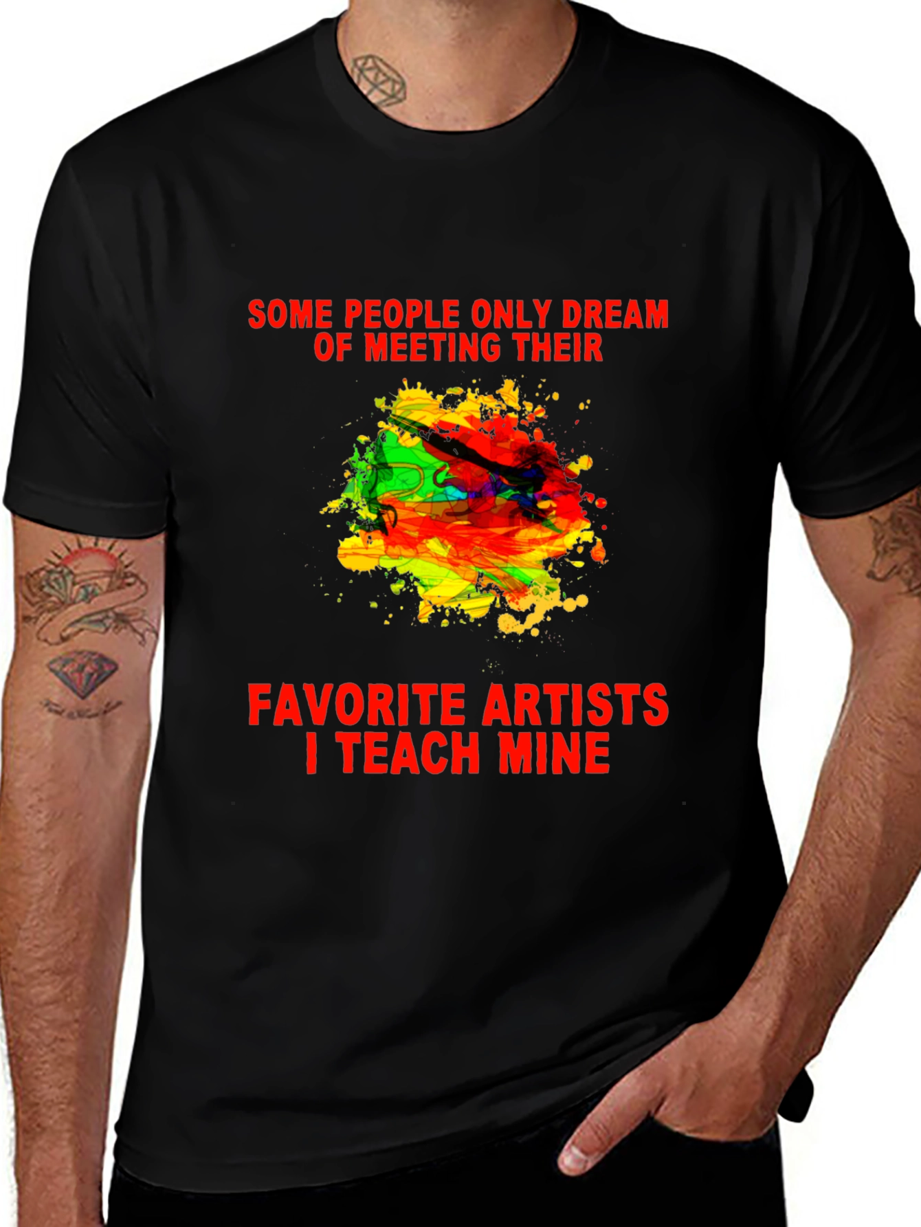Variant 28 of Teach Mine Artists T-Shirt