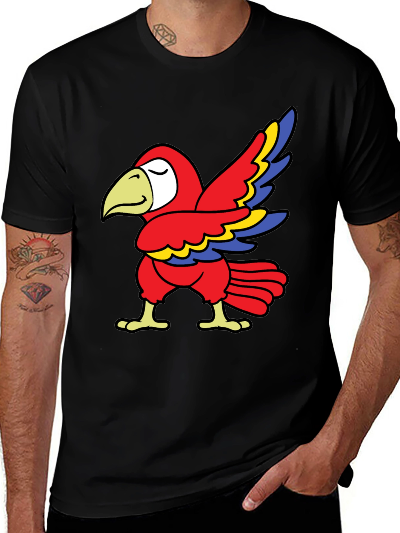 Variant 27 of Parrot Graphic Tee - Fun & Quirky Design