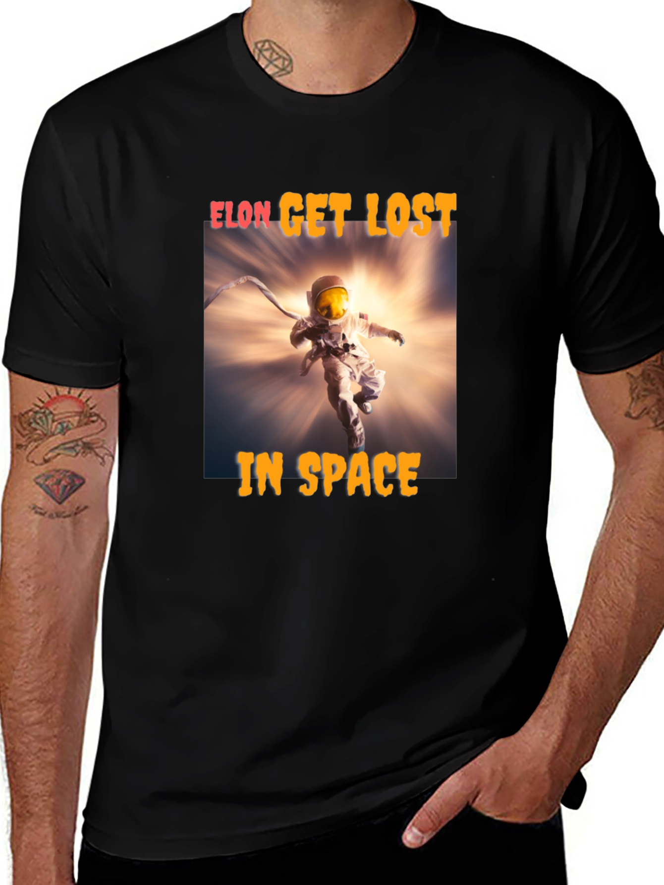 Variant 28 of Elon Get Lost in Space Graphic T-Shirt