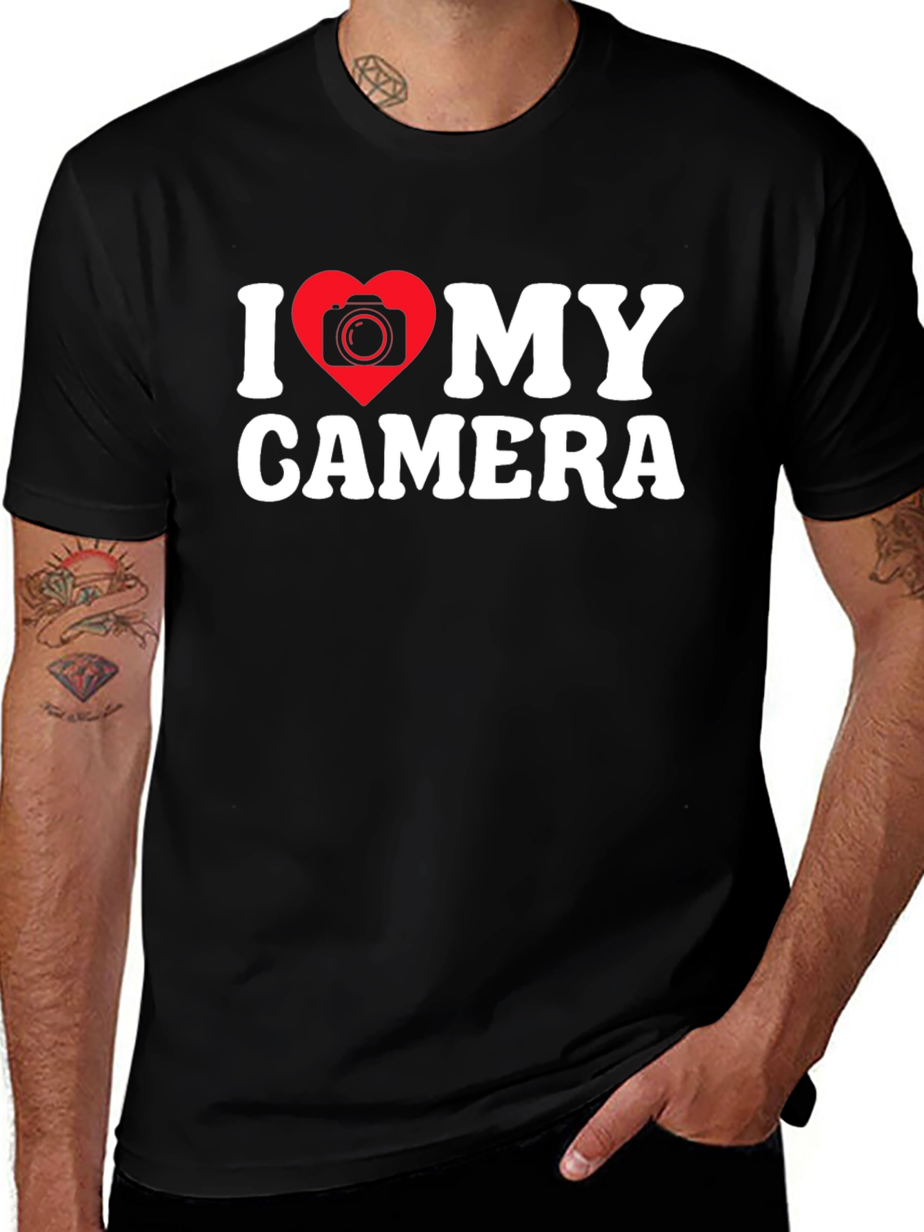 Variant 19 of I Love My Camera T-Shirt - Photography Passion