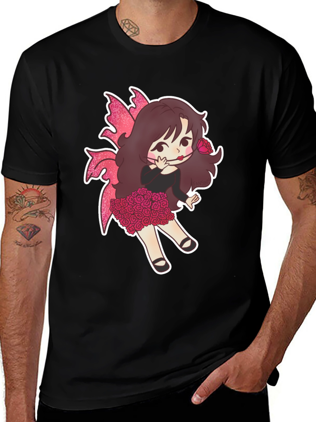 Variant 22 of Whimsical Fairy Girl Graphic T-Shirt