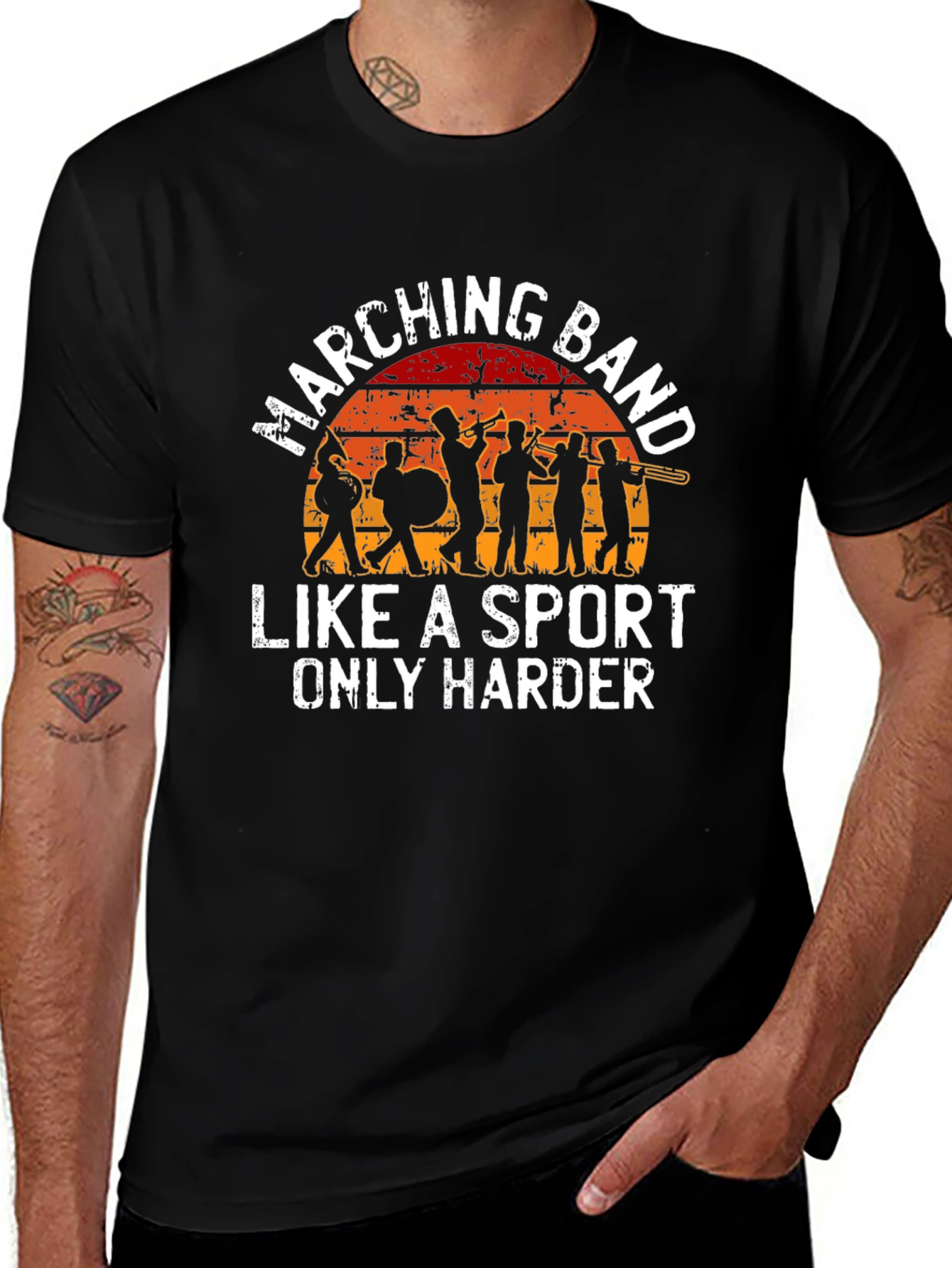 Variant 25 of Marching Band Like A Sport Men's T-Shirt