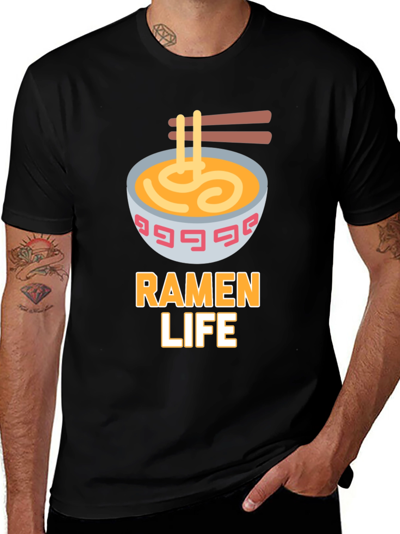 Variant 11 of Ramen Life Graphic T-Shirt