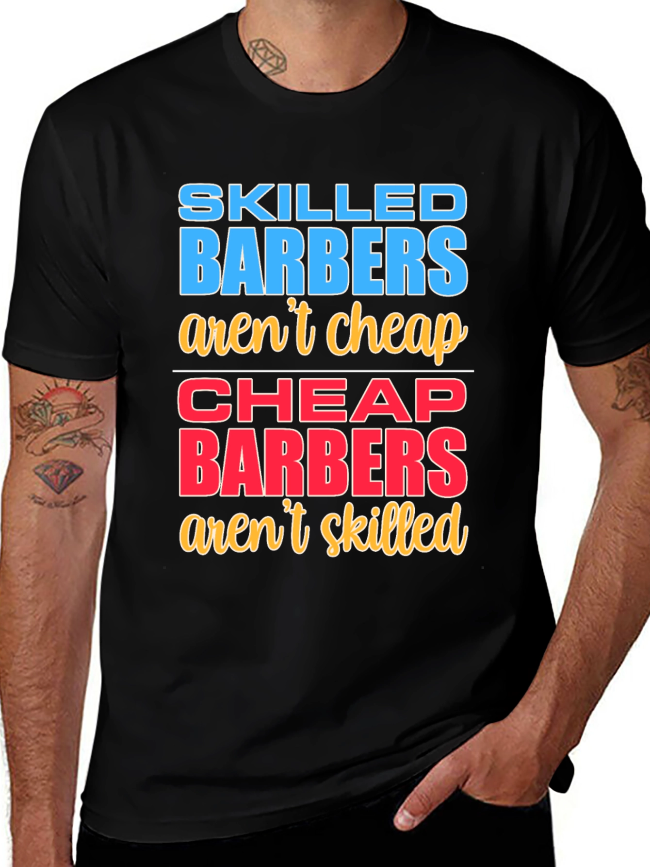 Variant 23 of Skilled Barbers Graphic T-Shirt