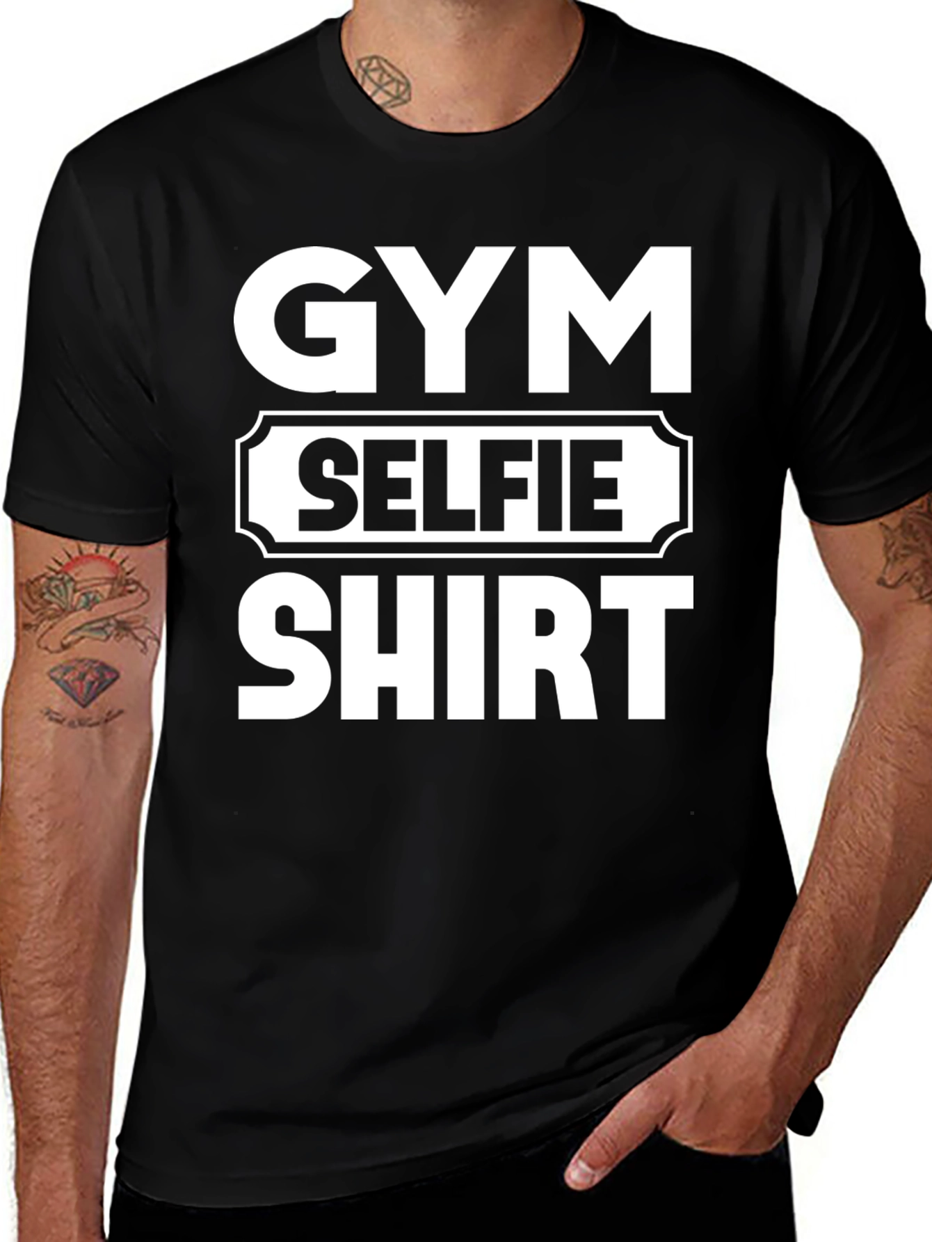 Gym Selfie Shirt - Men's Graphic Tee