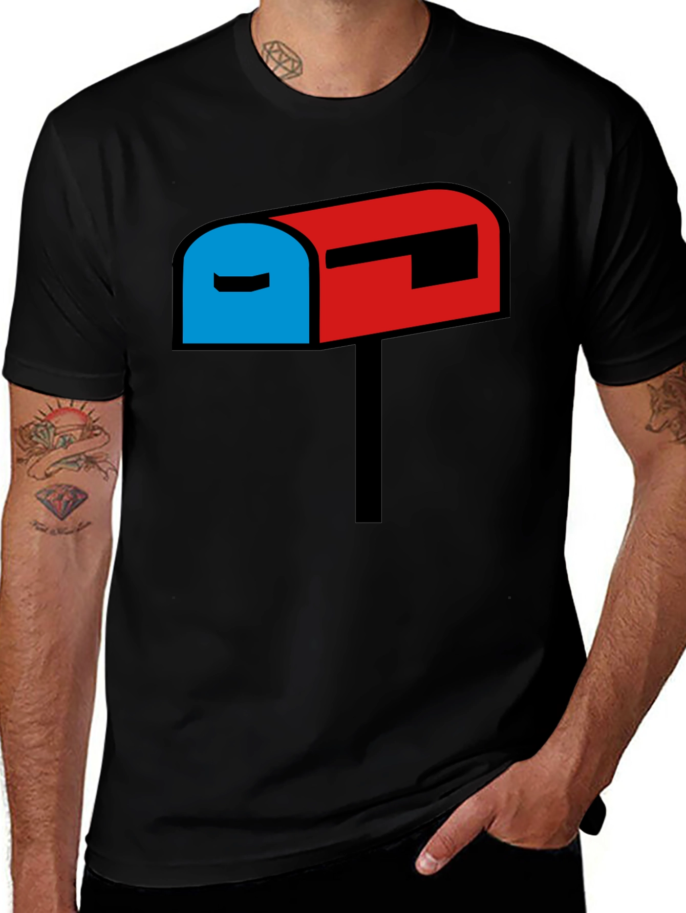 Variant 15 of Mailbox Graphic Tee - Fun, Unique T-Shirt Design