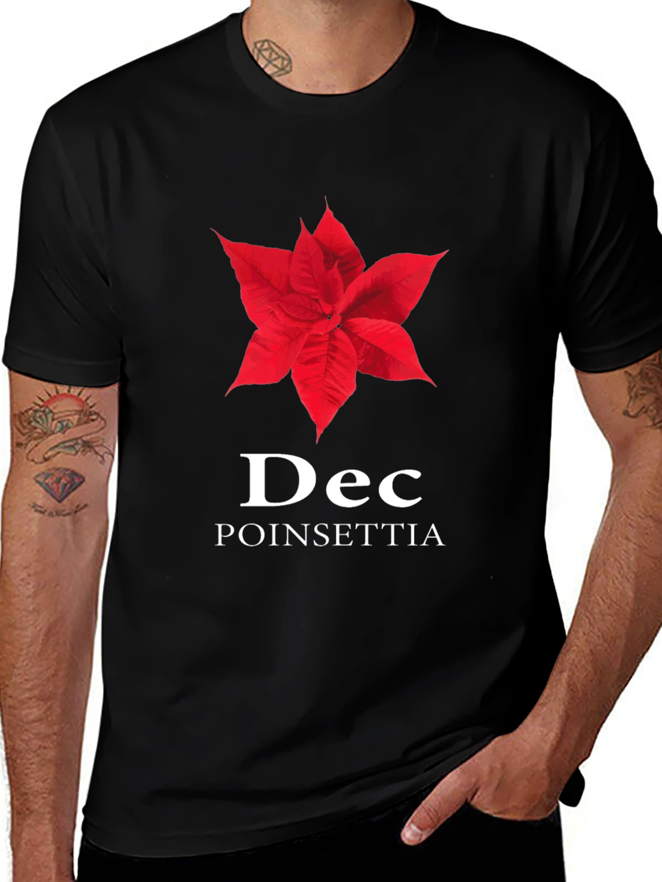 Poinsettia December T-Shirt