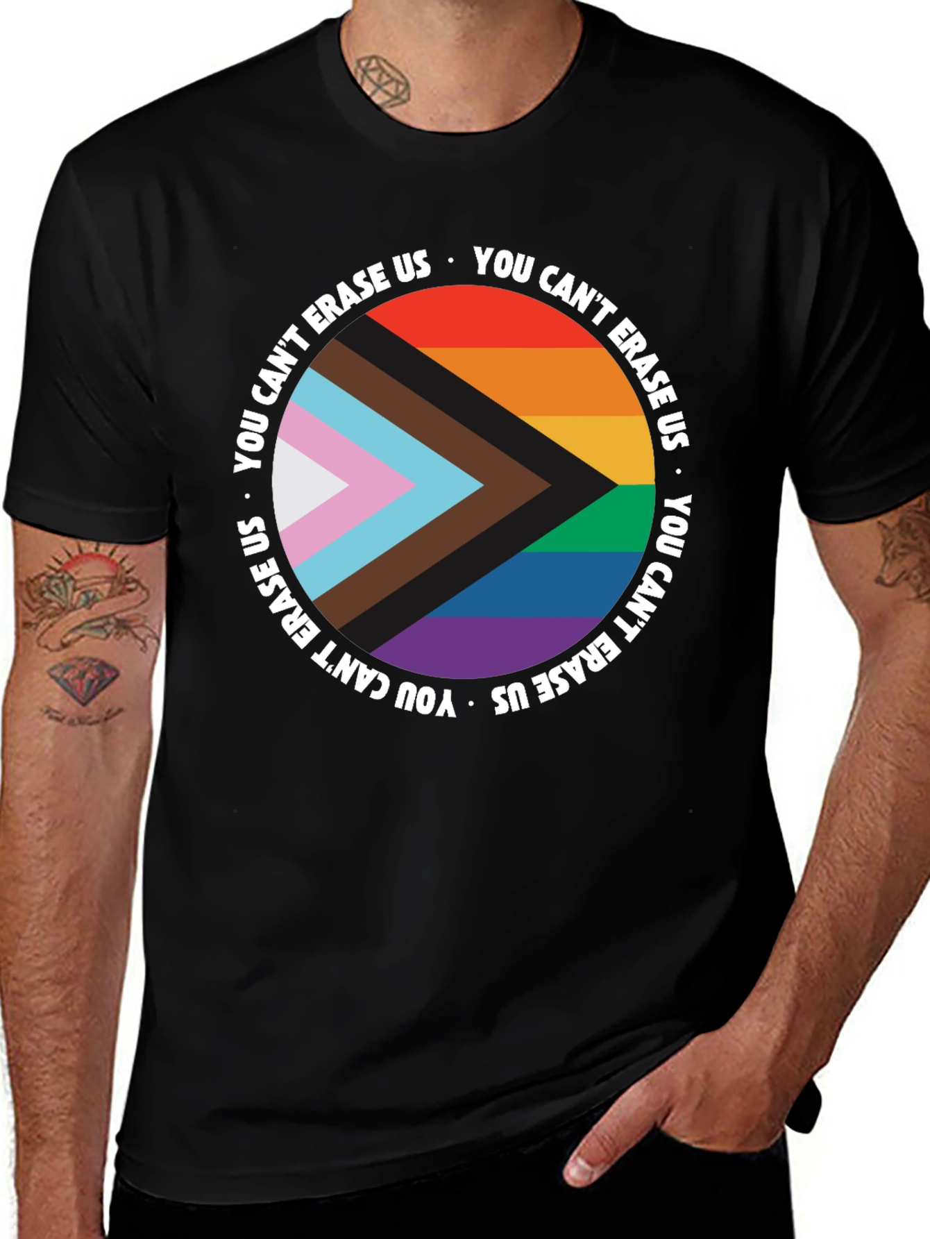 Pride Equality T-Shirt - You Can't Erase Us Tee