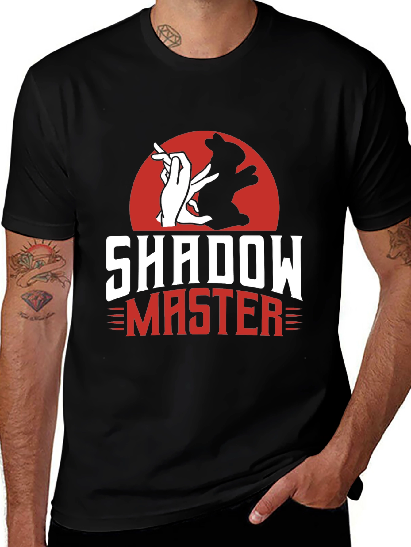 Shadow Master Graphic Black T-Shirt