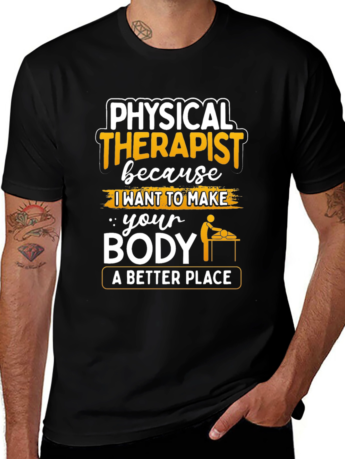 Variant 3 of Physical Therapist T-Shirt - A Better Place
