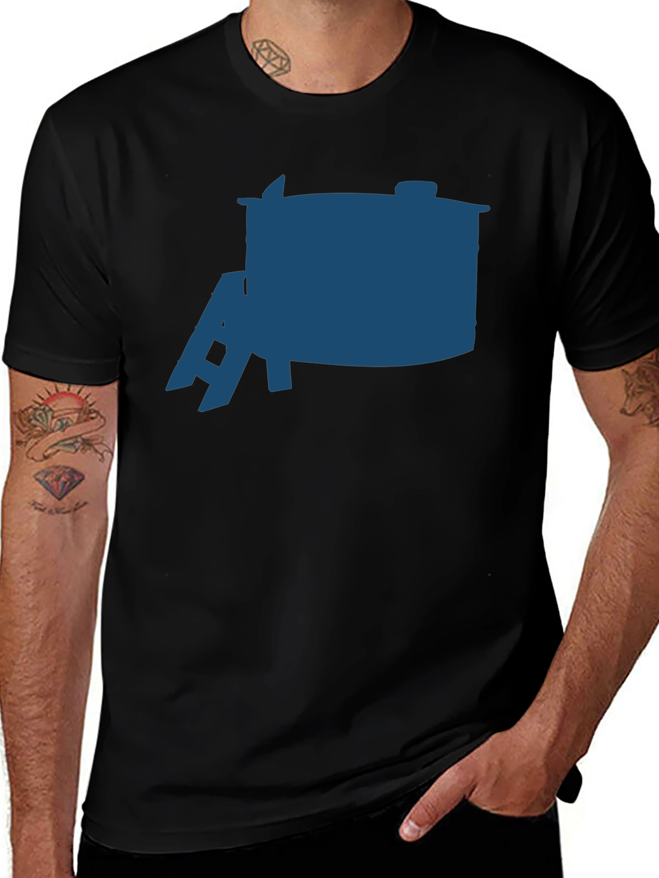 Cool Blue Tank T-Shirt