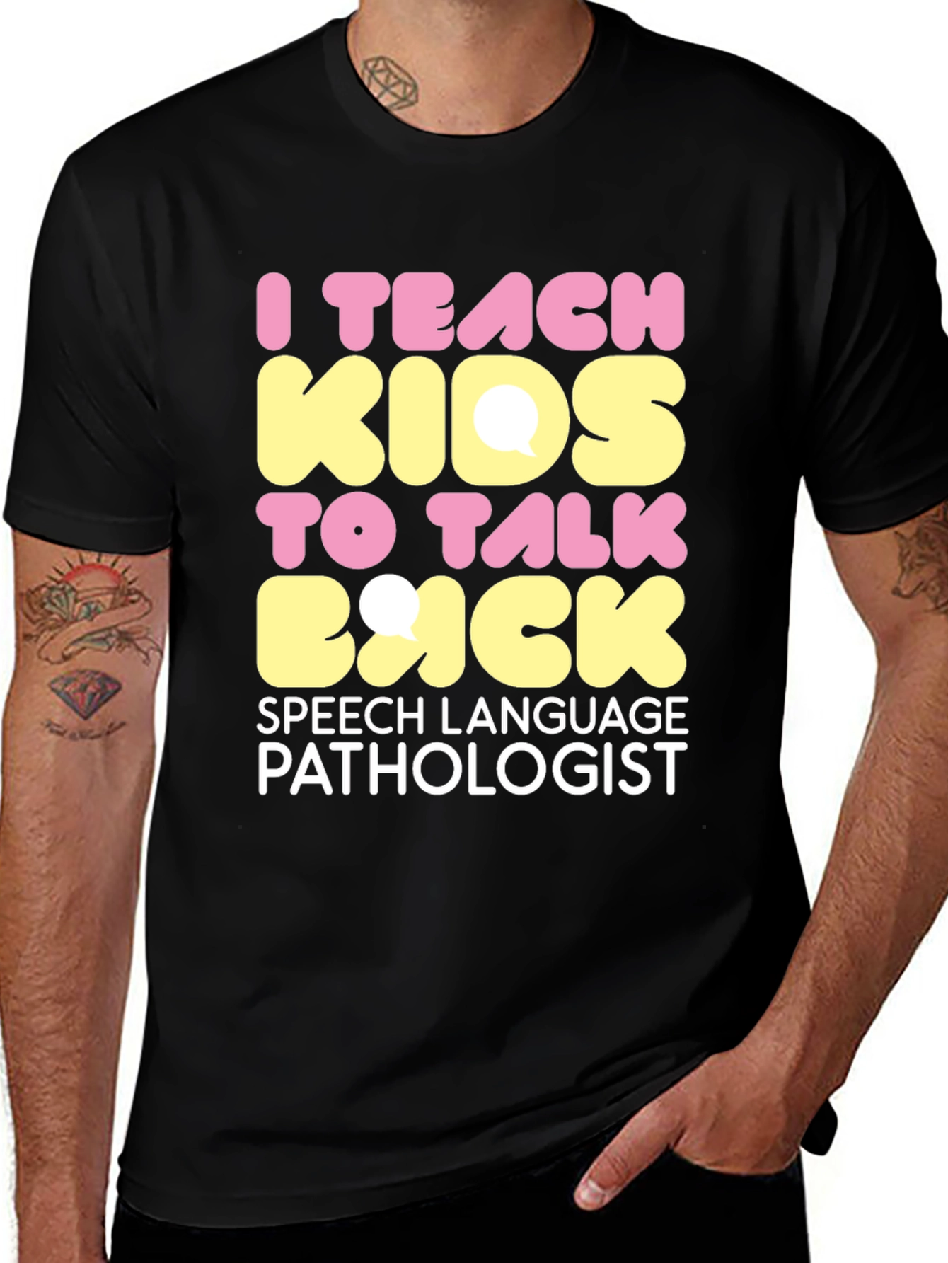 Variant 12 of I Teach Kids to Talk Back T-Shirt